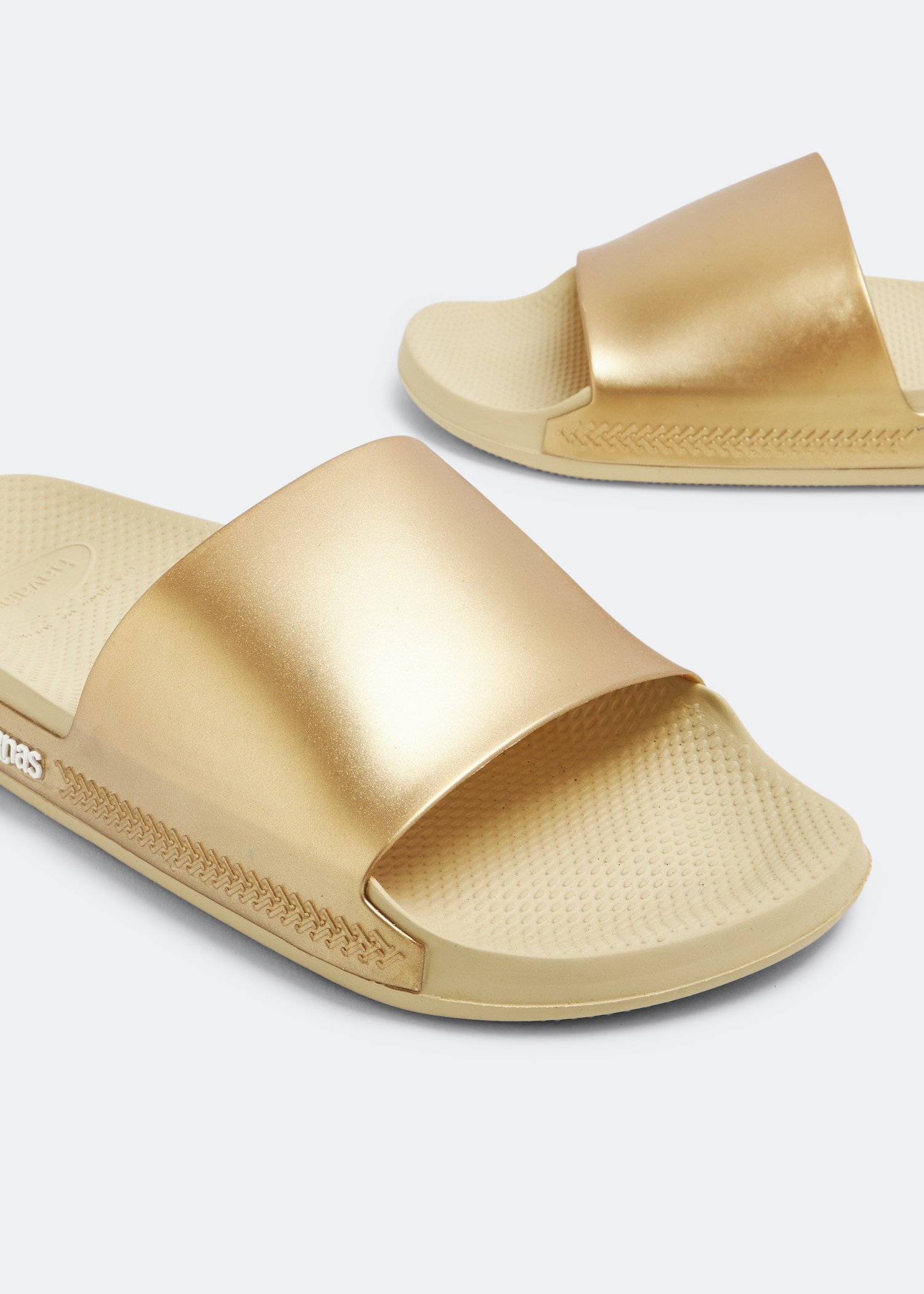 Havaianas Classic metallic slides for Women Gold in UAE Level