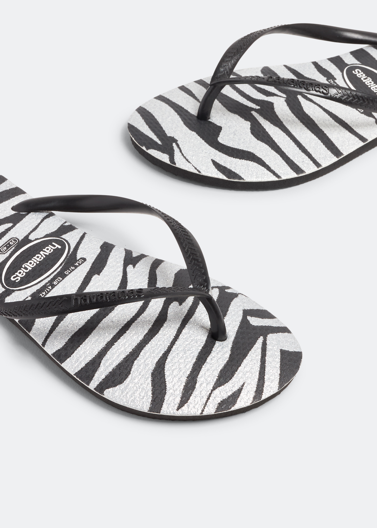 Havaianas Slim animal glitter flip flops for Women Animal print