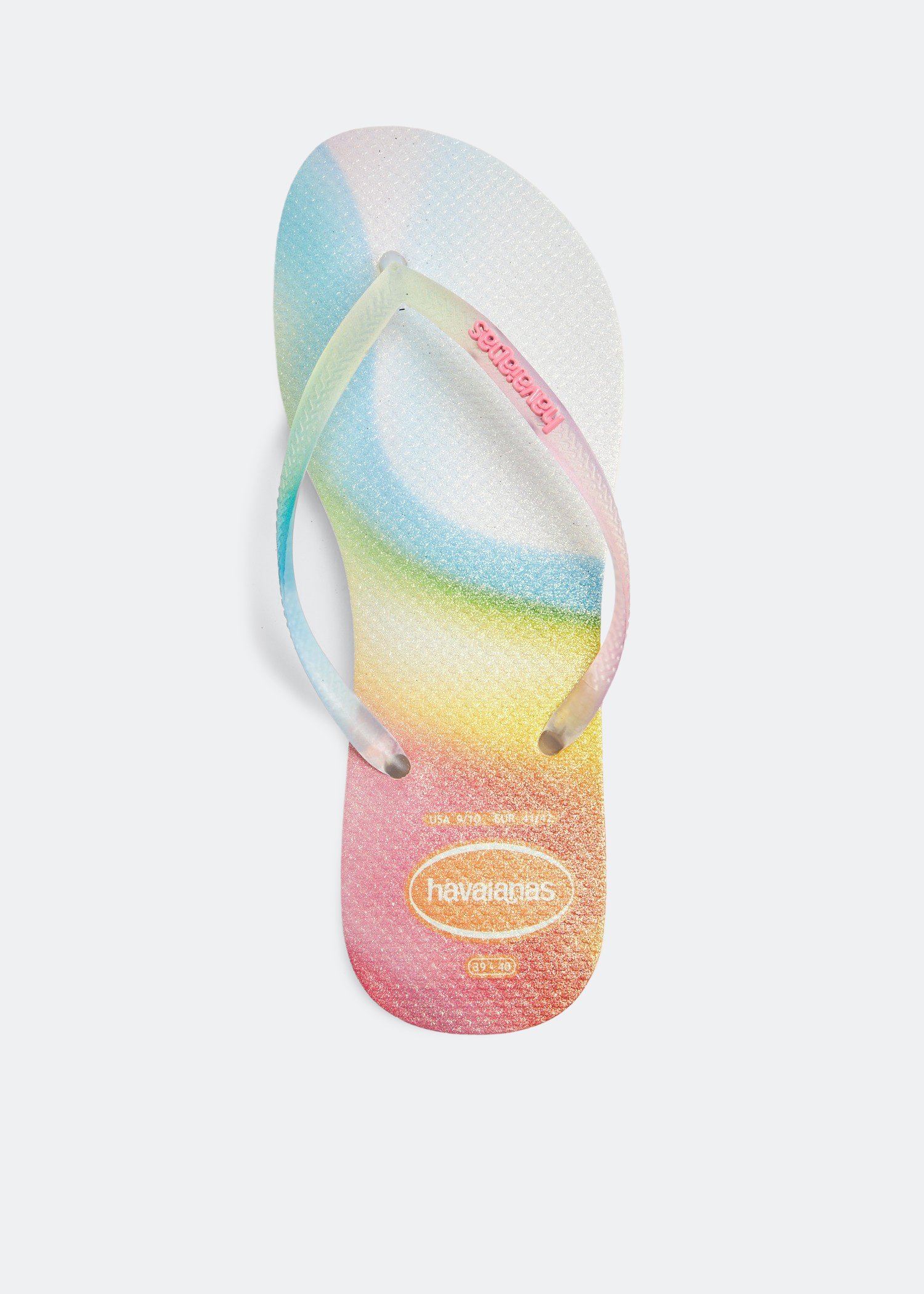 Havaianas Slim metallic rainbow flip flops for Women - Multicolored in UAE