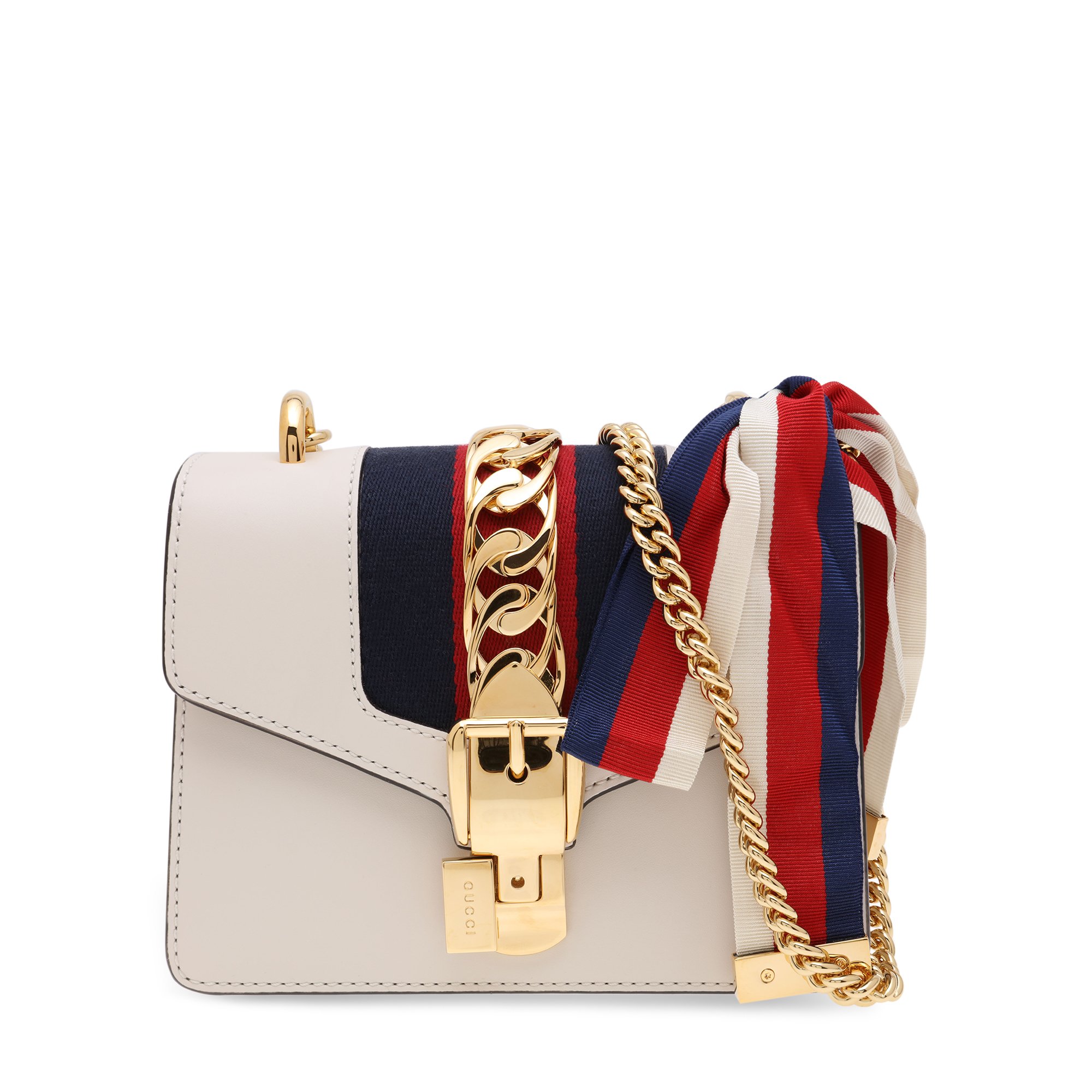 Gucci sylvie leather store shoulder bag