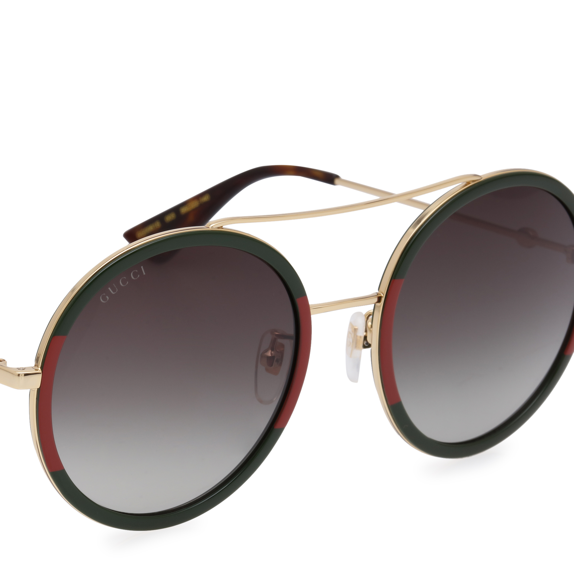 

Round-frame metal sunglasses, Gold