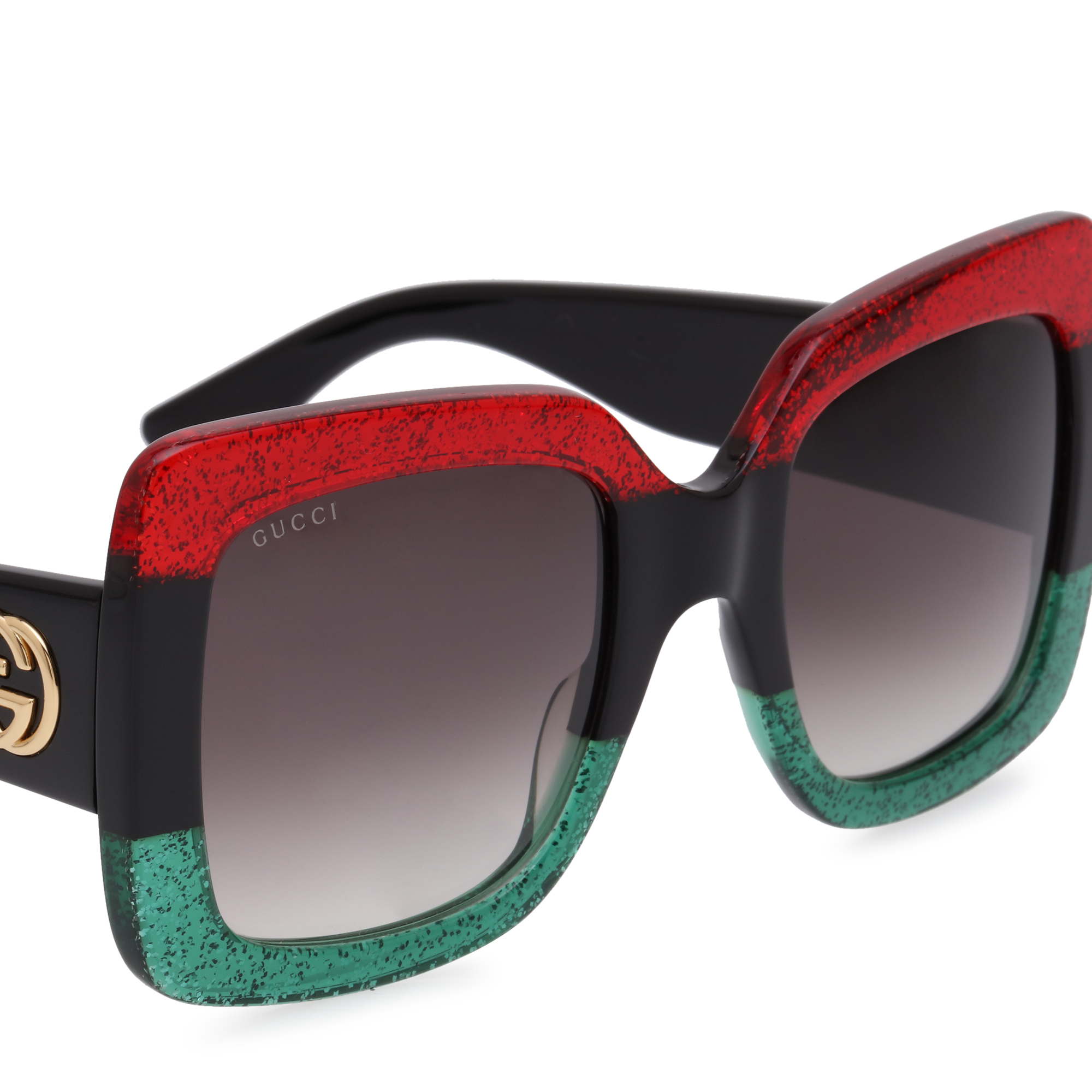 

Square-frame Acetate sunglasses, Multi-coloured