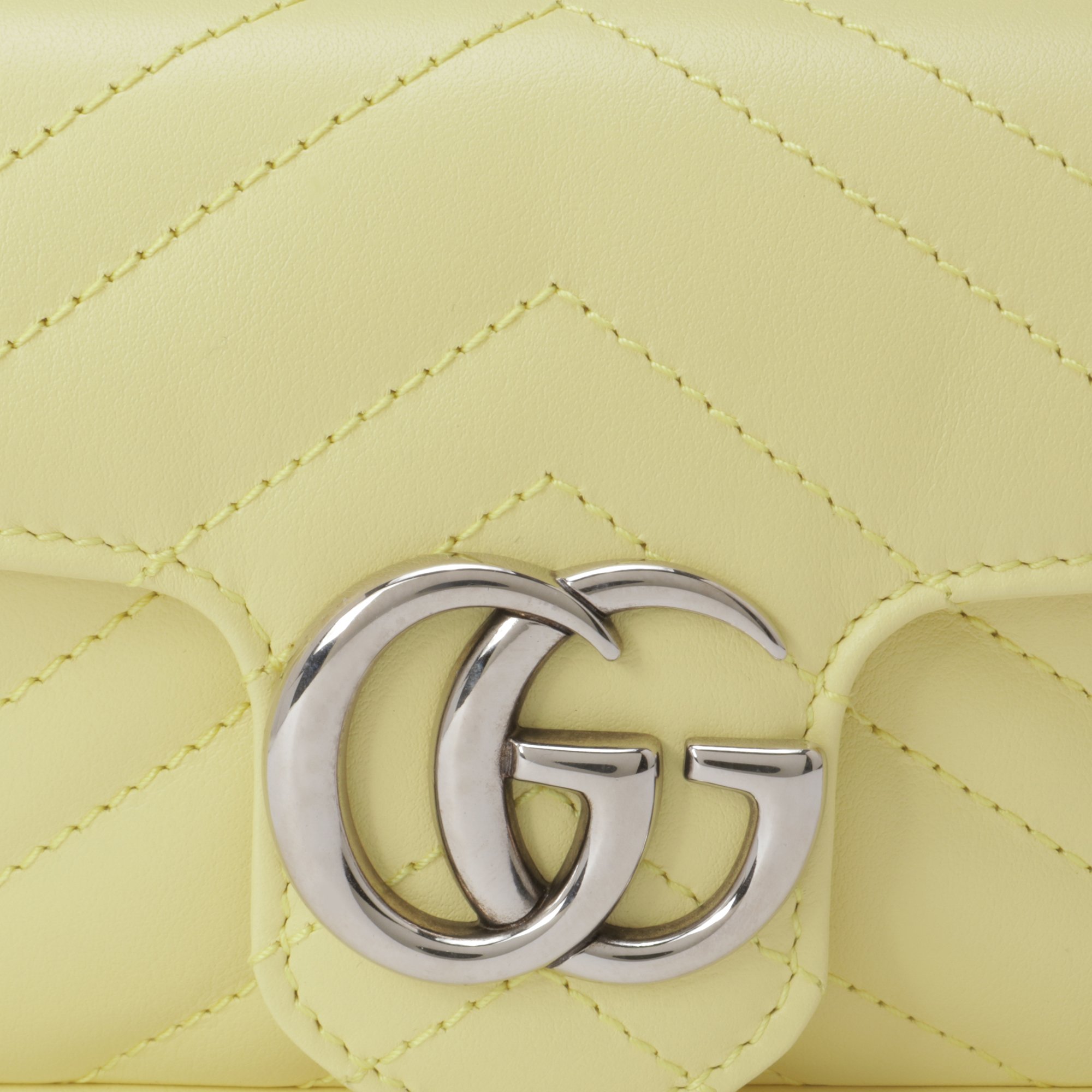 

GG Marmont super mini bag, Yellow