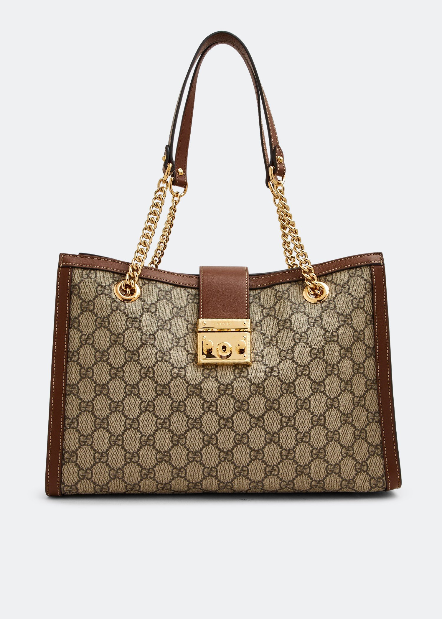 Gucci GG Padlock medium shoulder bag for Women Beige in UAE Level Shoes