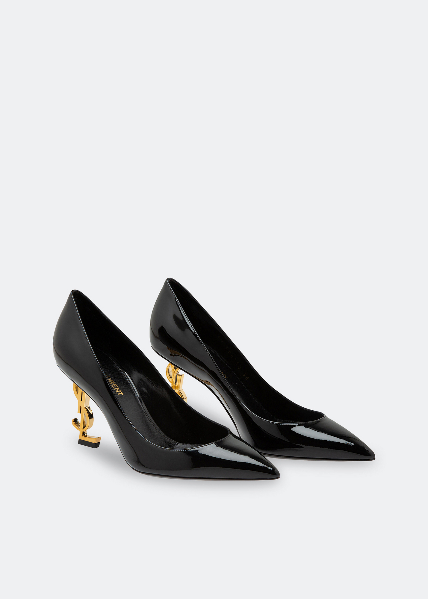 

Opyum patent leather pumps, Black