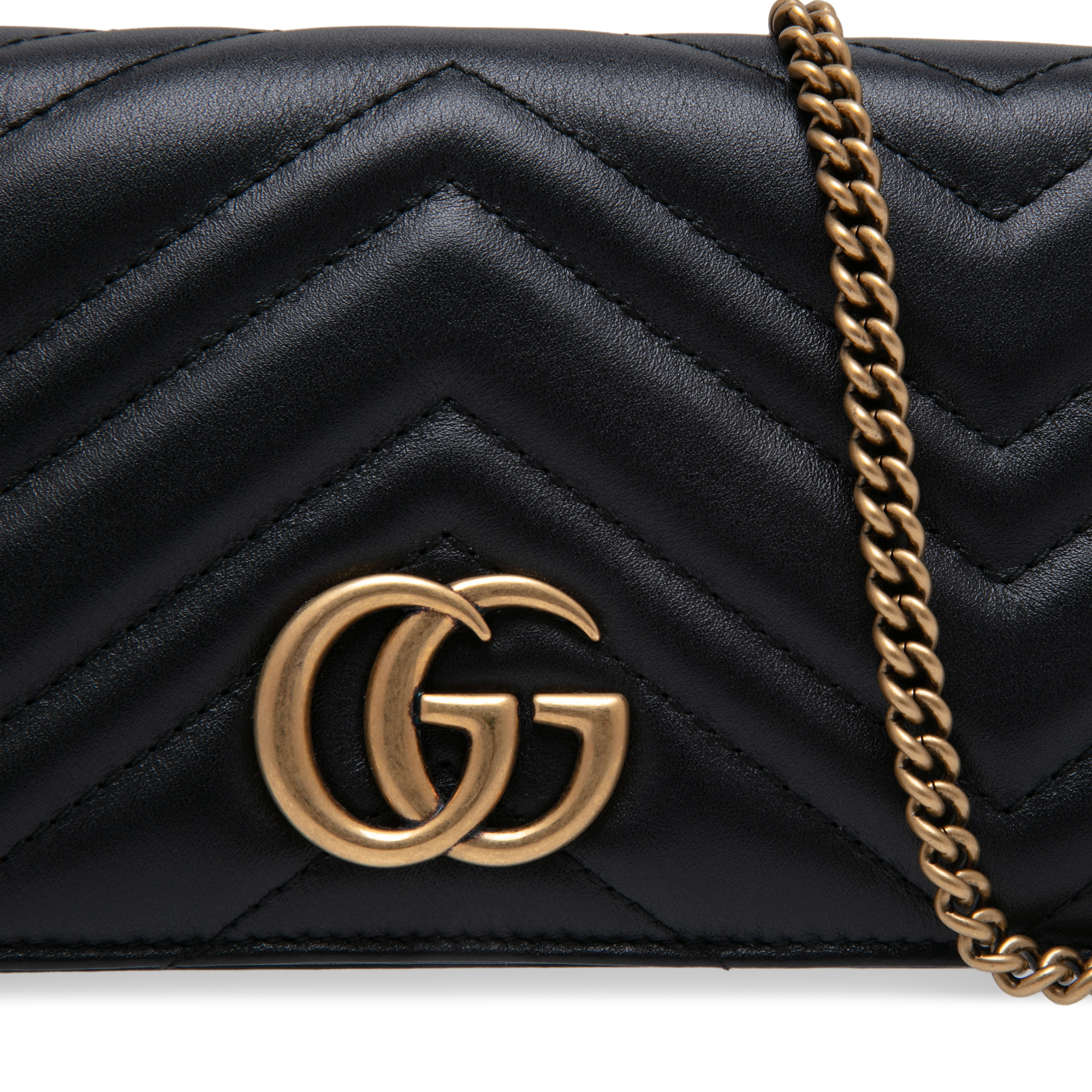 

GG Marmont super mini bag, Black