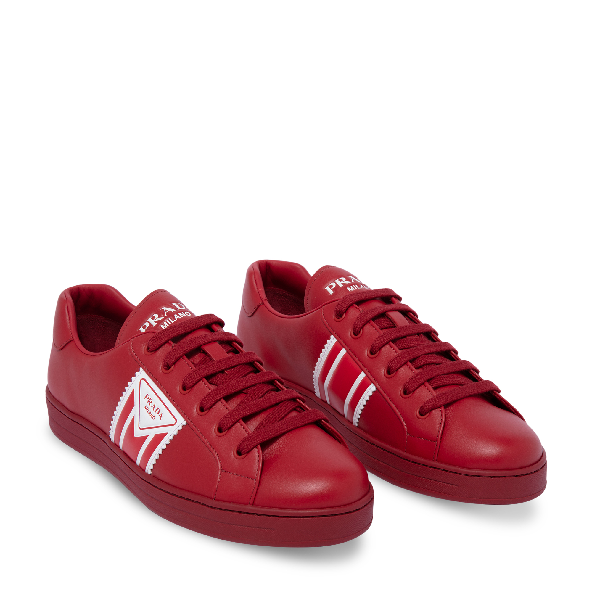 

New Avenue logo sneakers, Red