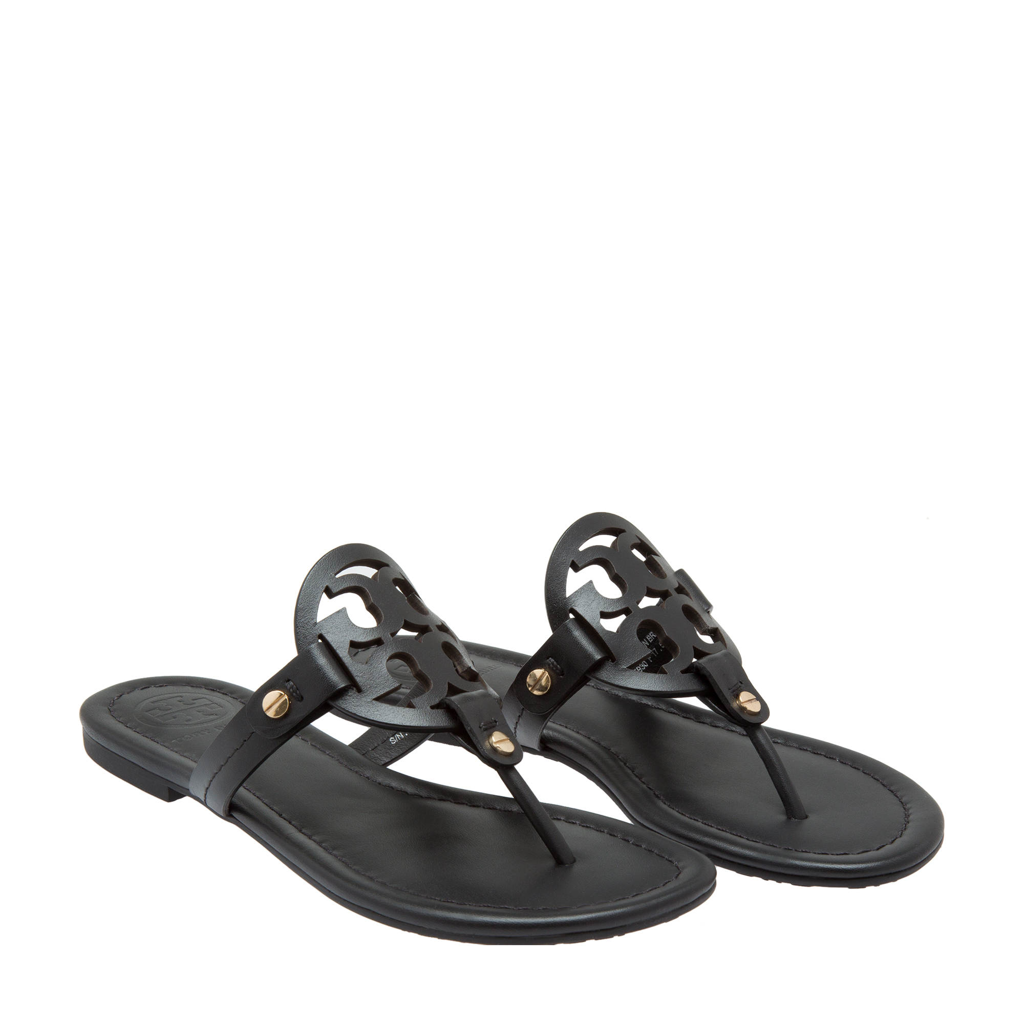 

Miller leather sandals, Black