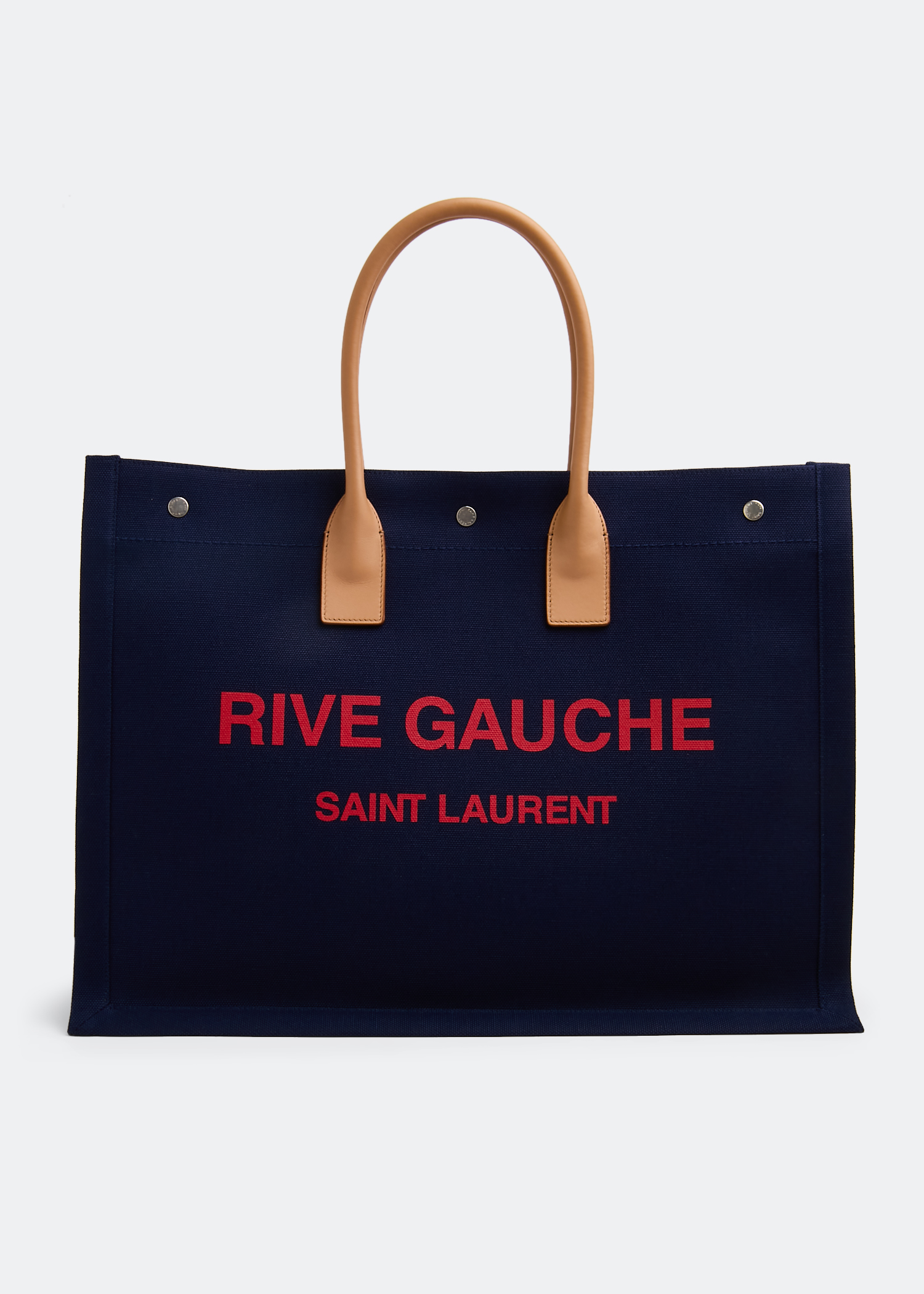 Saint Laurent Leather Medium Rive Gauche Bag Blue