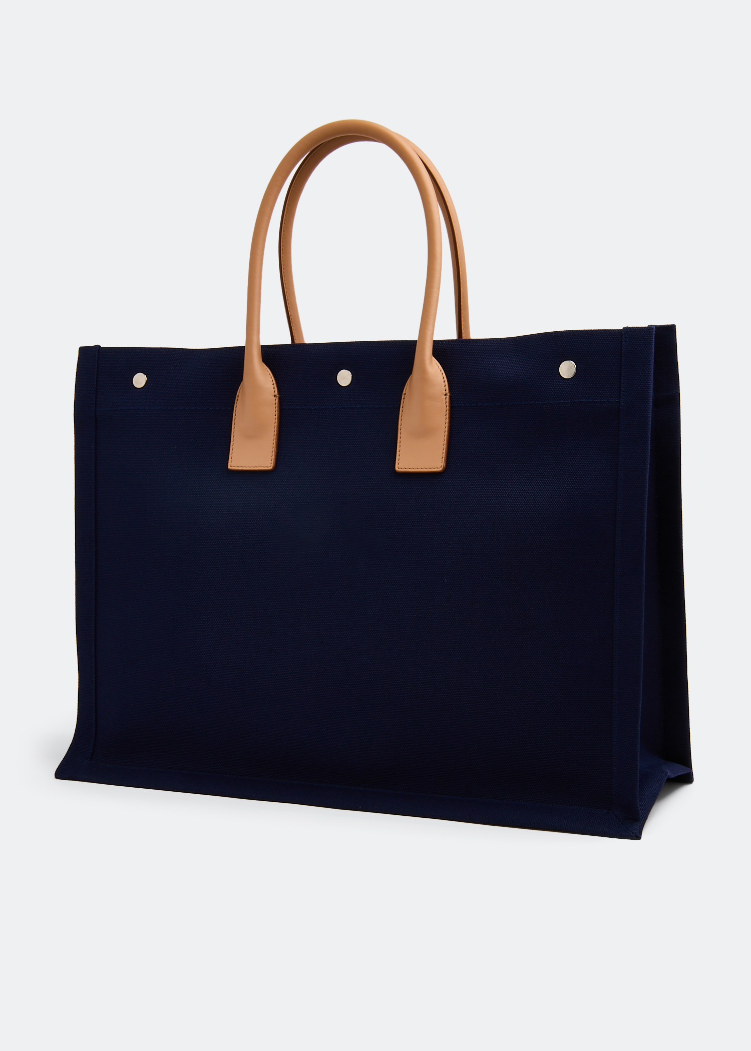 Saint Laurent Leather Medium Rive Gauche Bag Blue
