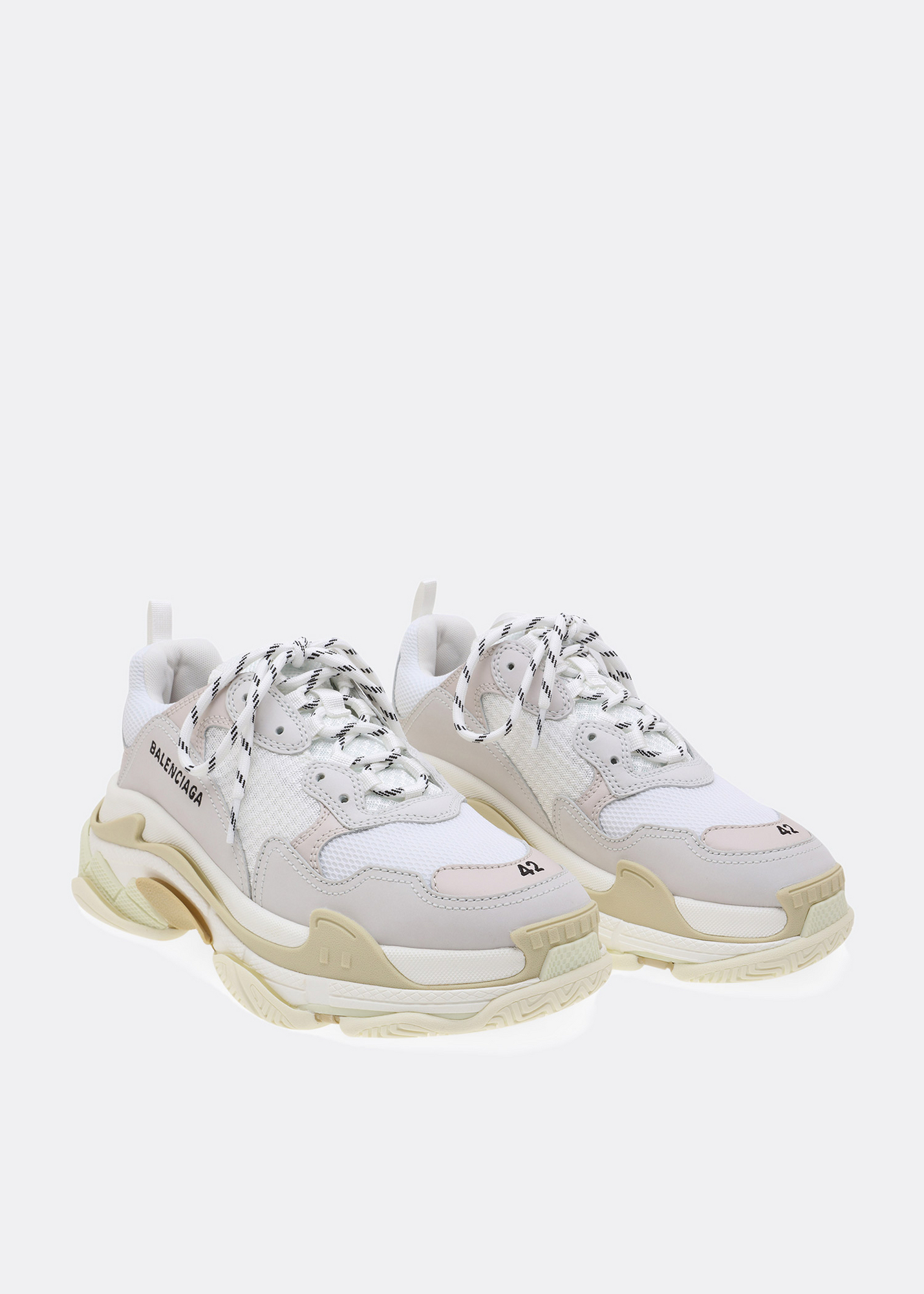 Balenciaga Triple S sneakers for Men White in KSA Level Shoes