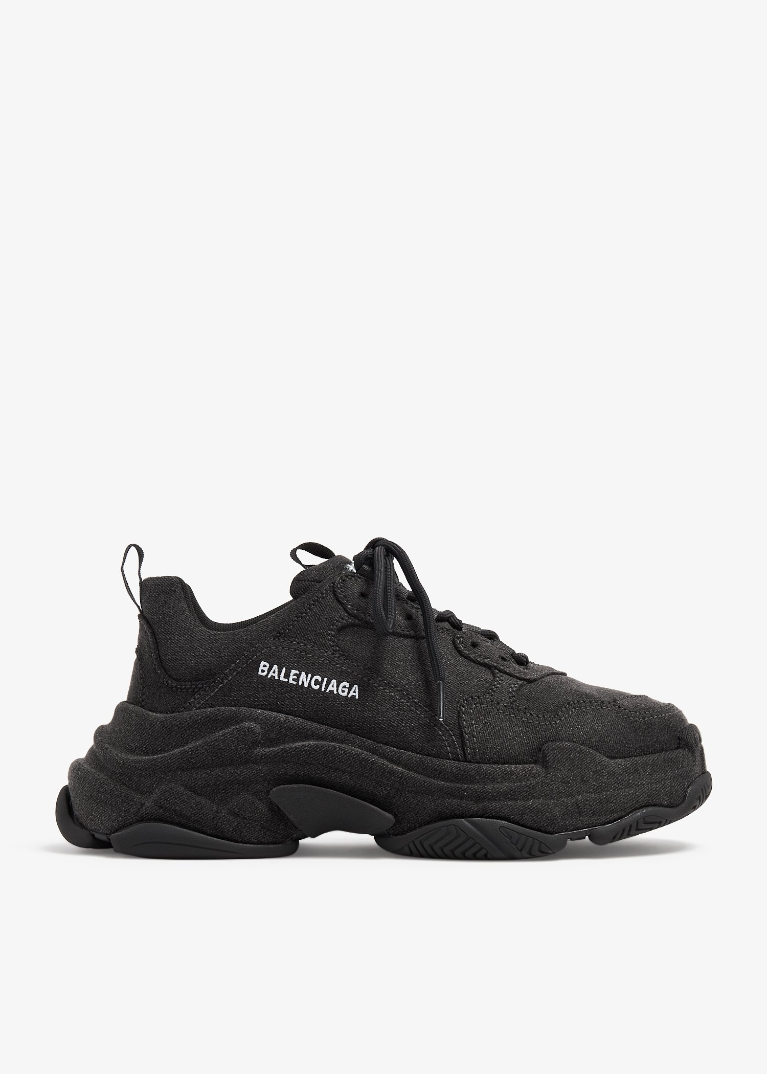 Balenciaga triple s sales non distressed