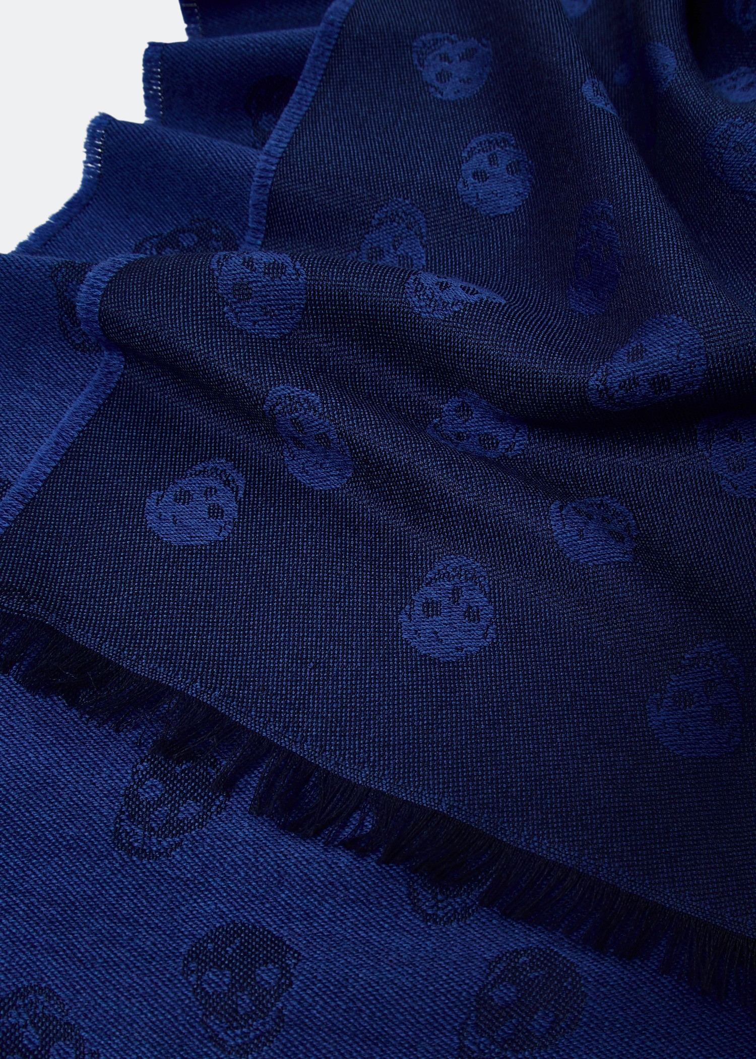 

Reversible Skull scarf, Blue