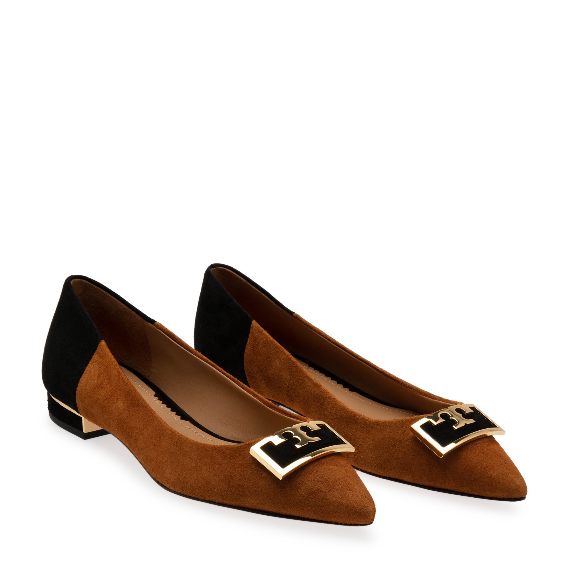 

Gigi point-toe flats, Brown