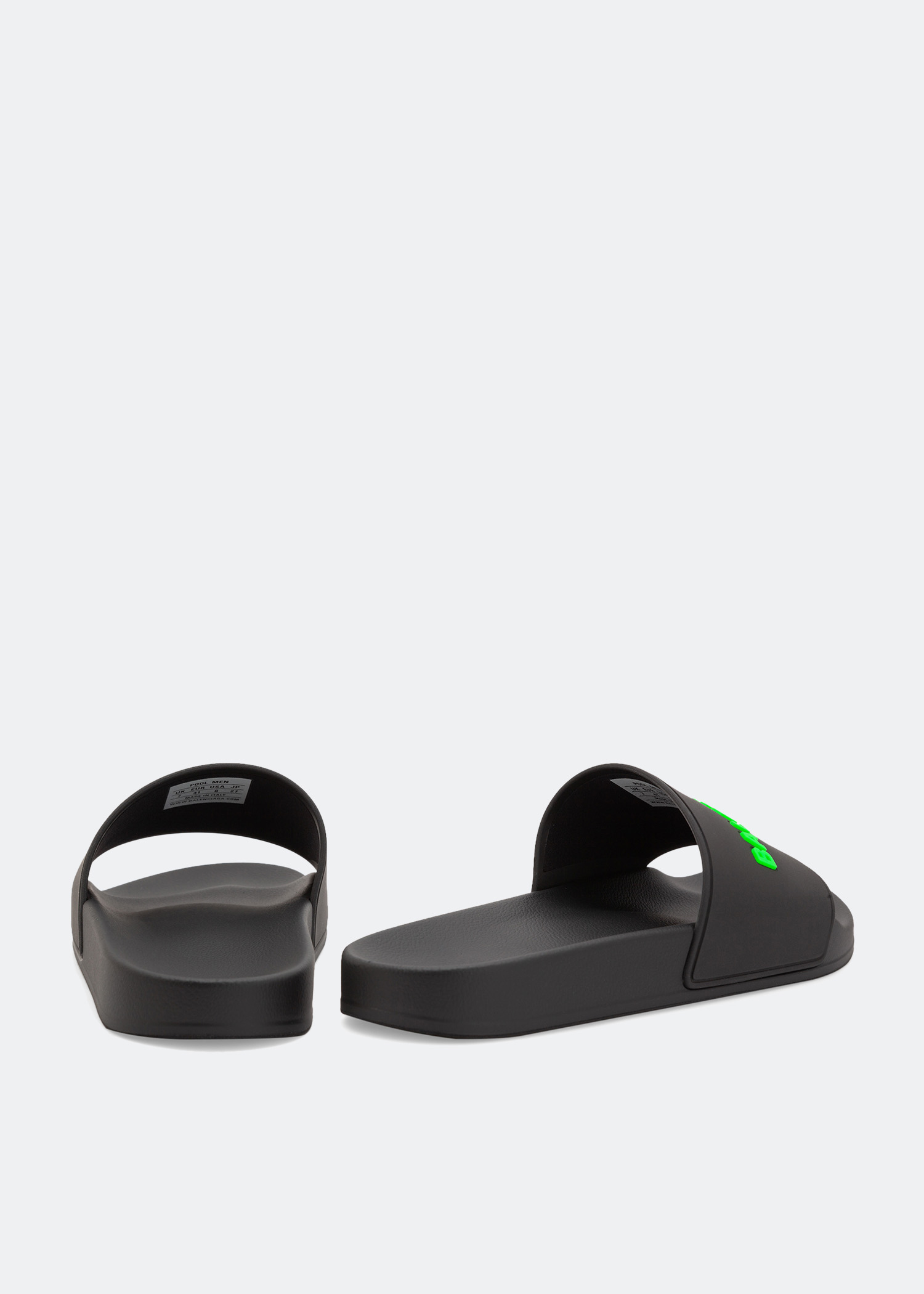 Balenciaga slides black and green new arrivals