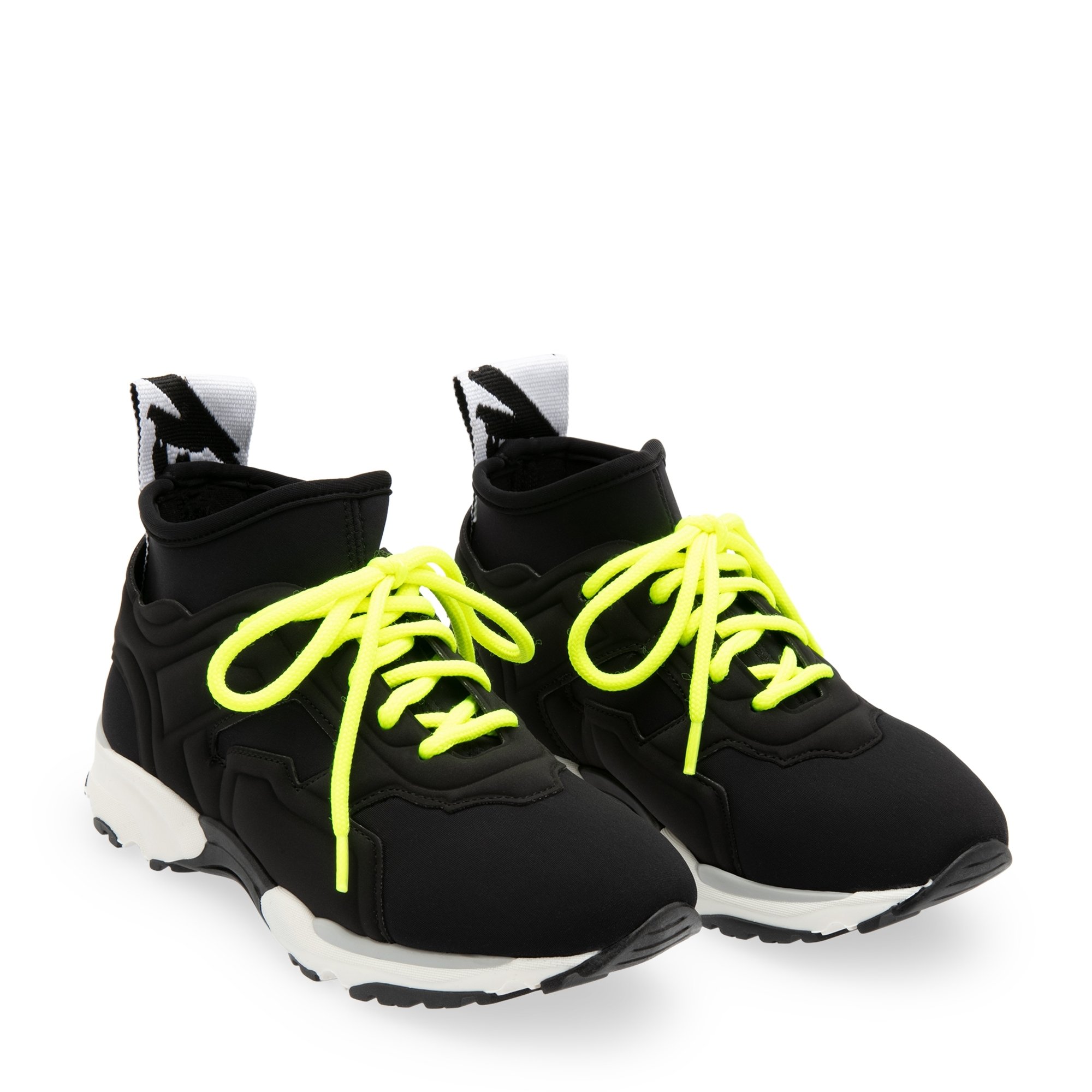 

Fluro laces sneakers, Black