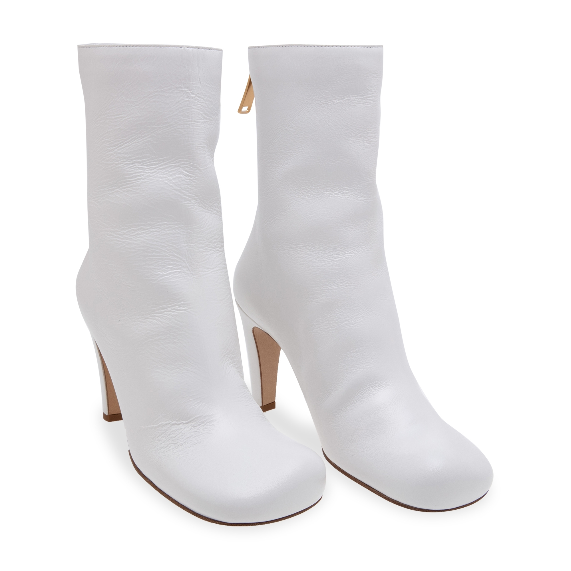 

Leather boots, White