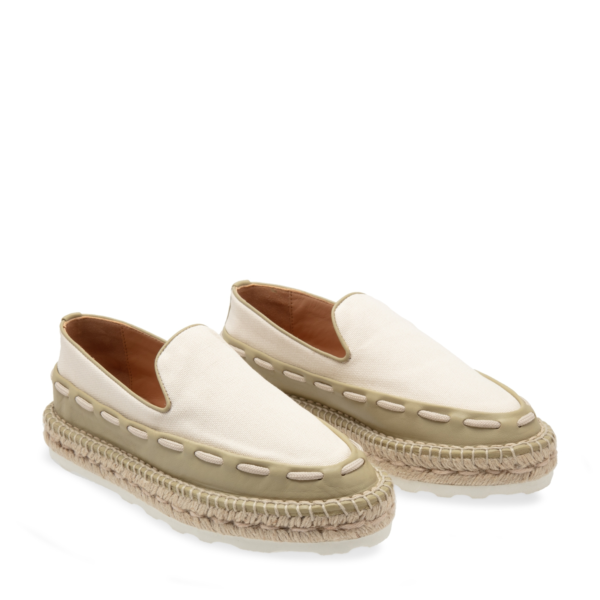 

Canvas espadrilles, Green