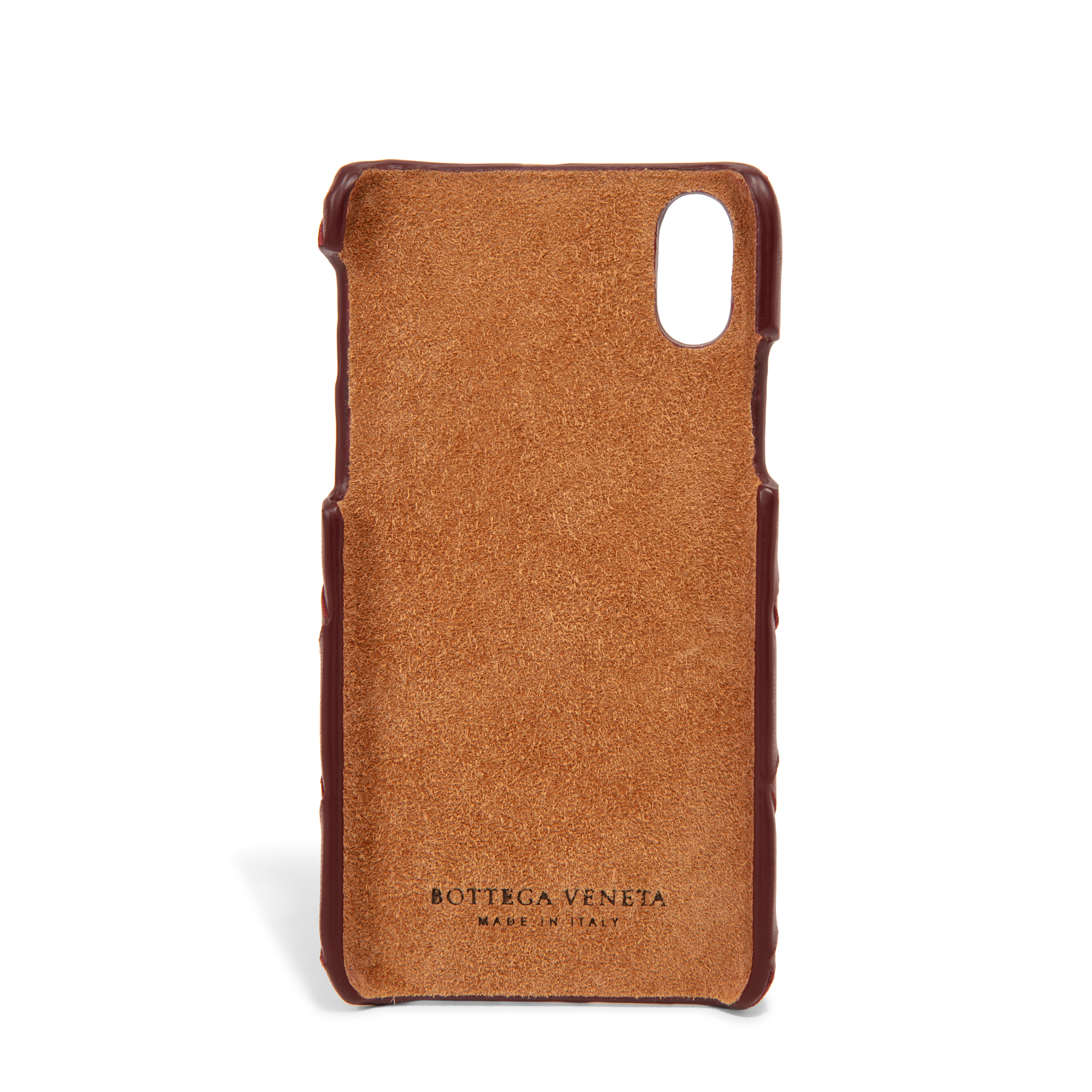 

Leather iPhone X/XS case, Burgundy