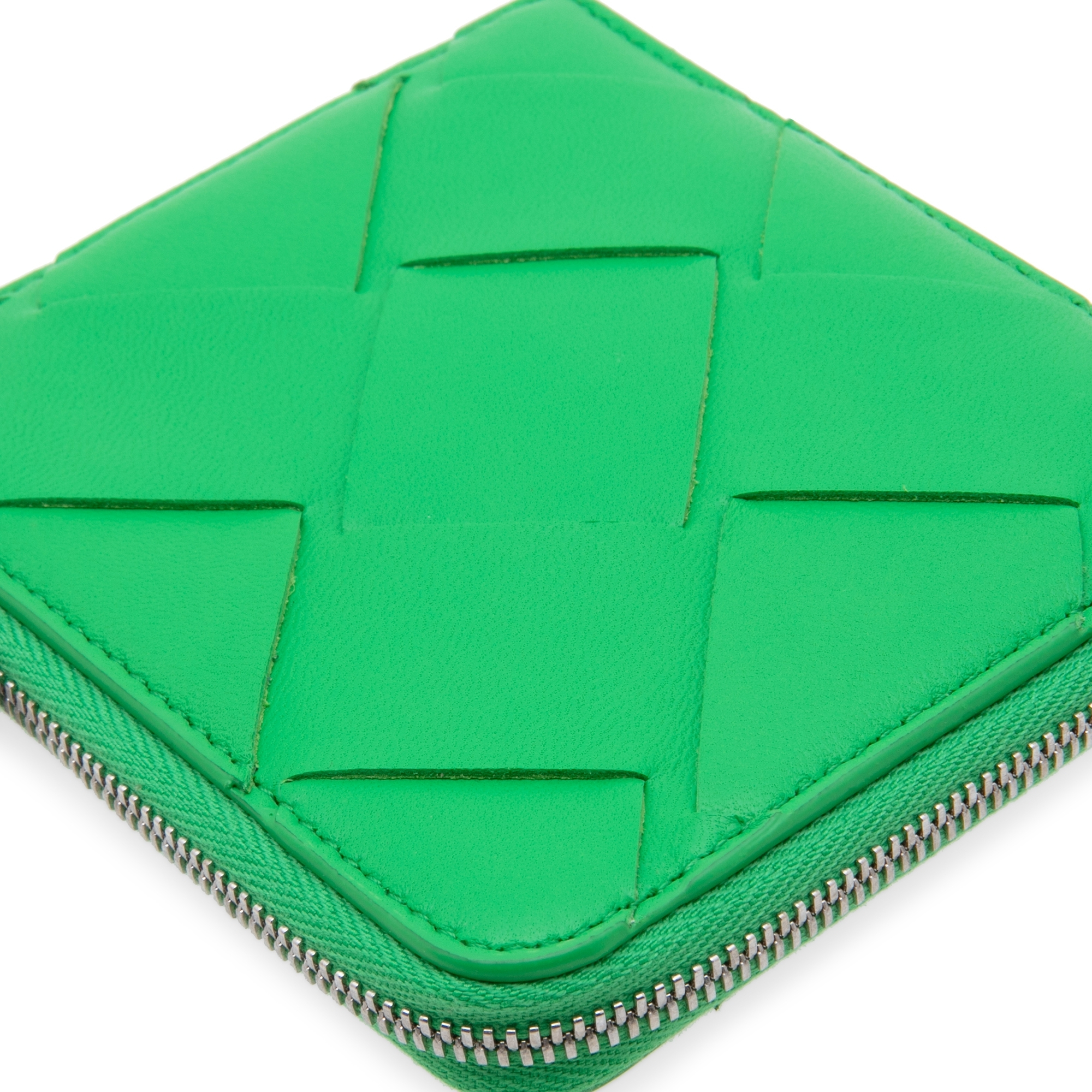 

Mini zip-around wallet, Green