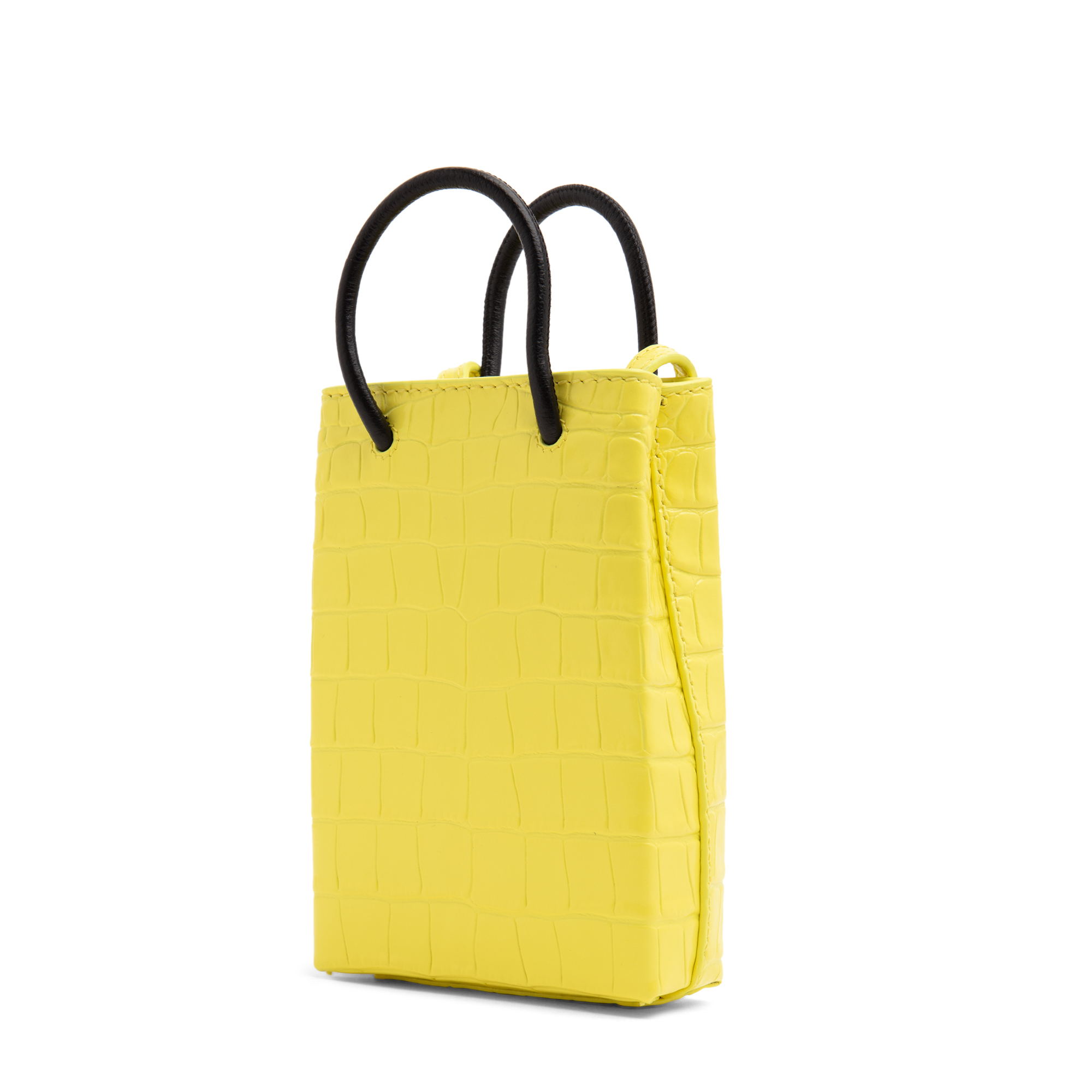 

Shopping Phone Holder bag, Yellow