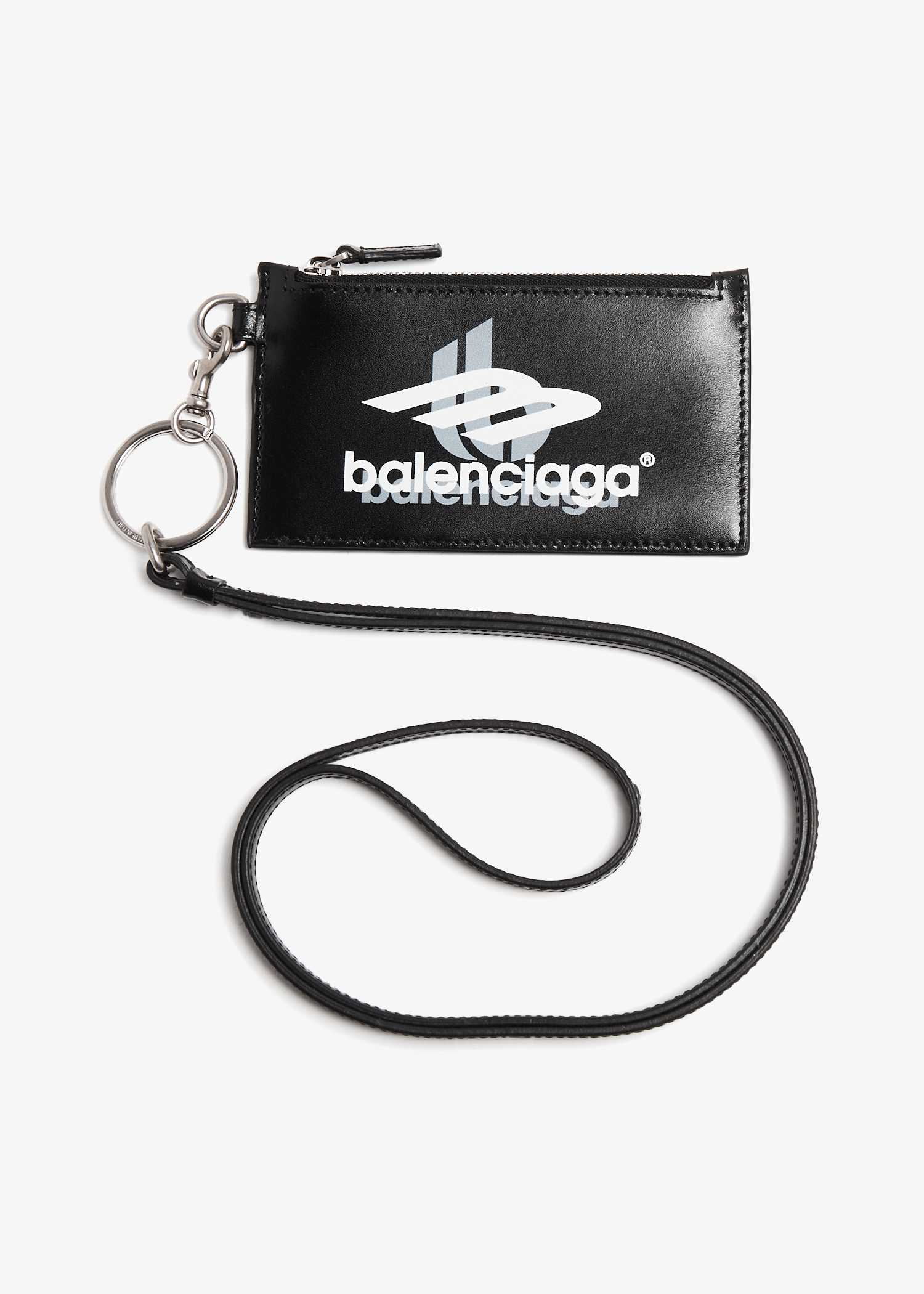 

Cash card holder on keyring, Black