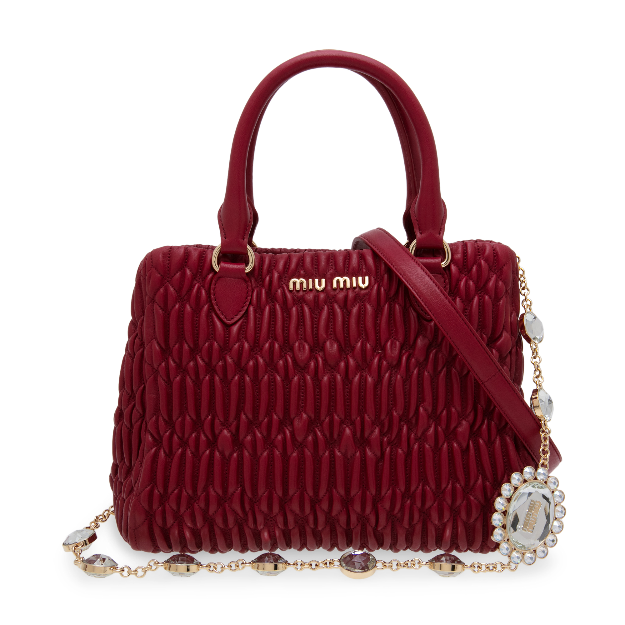 

Cloquet nappa leather bag, Red