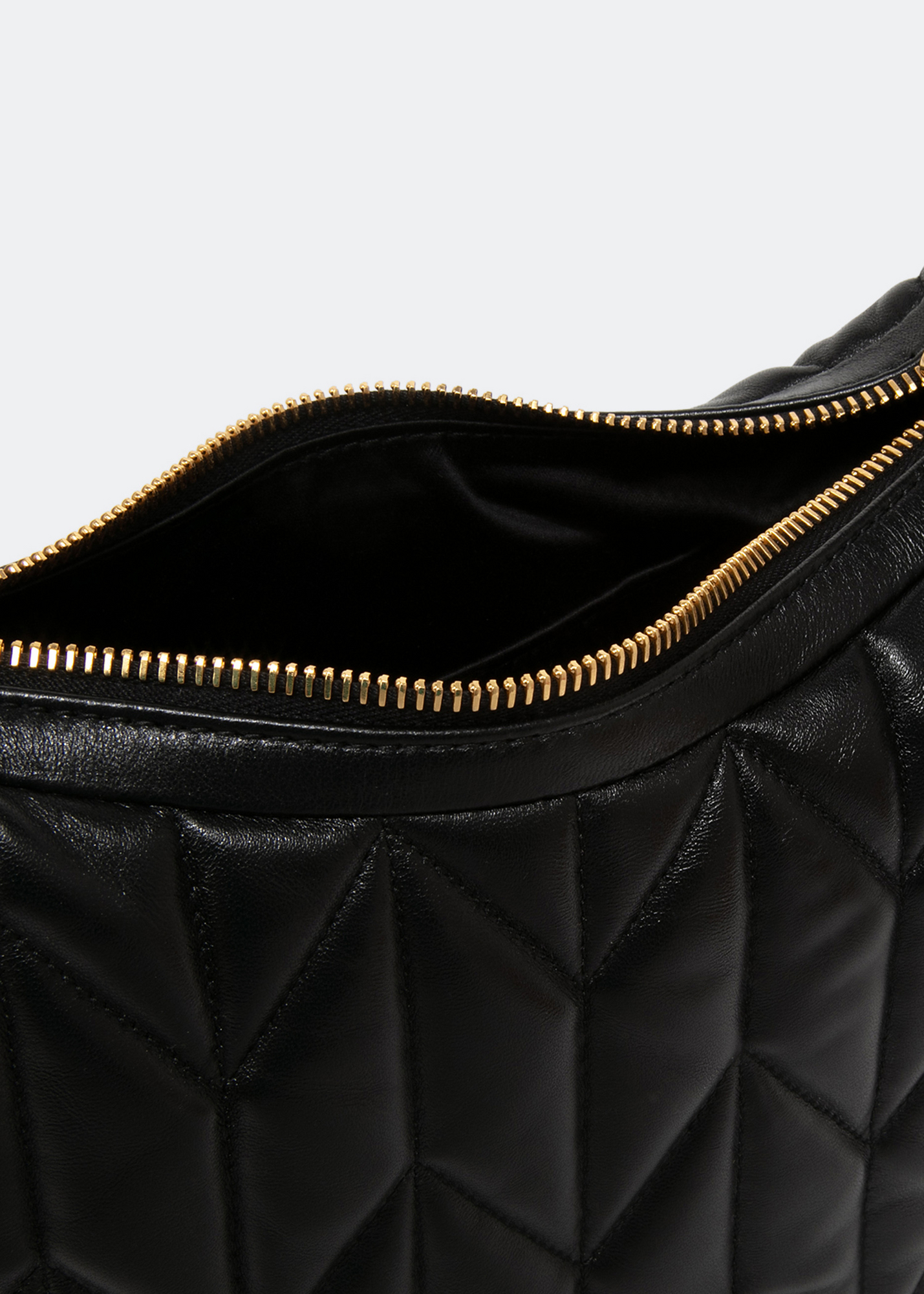 

Leather shoulder bag, Black