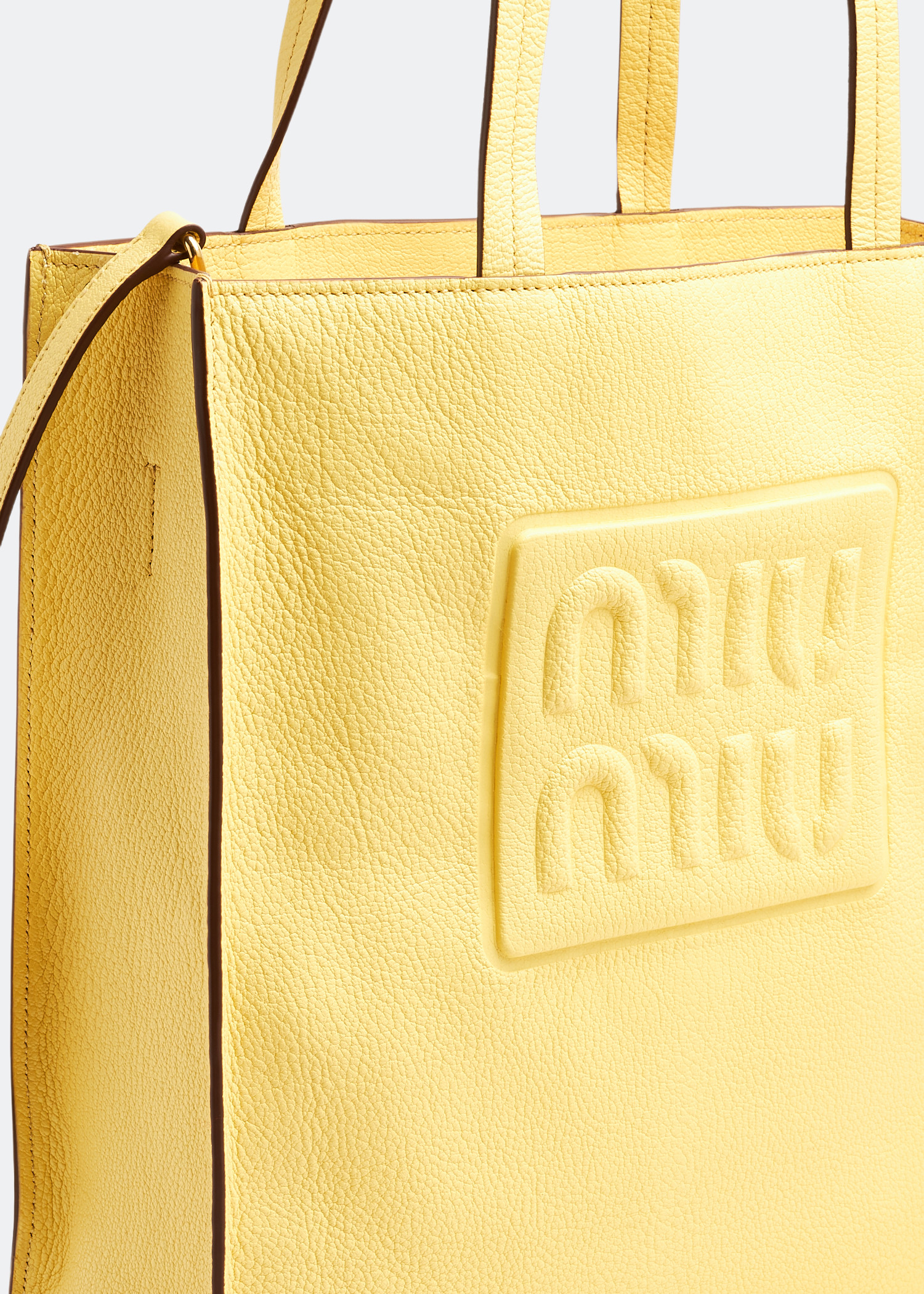 

Madras tote bag, Yellow