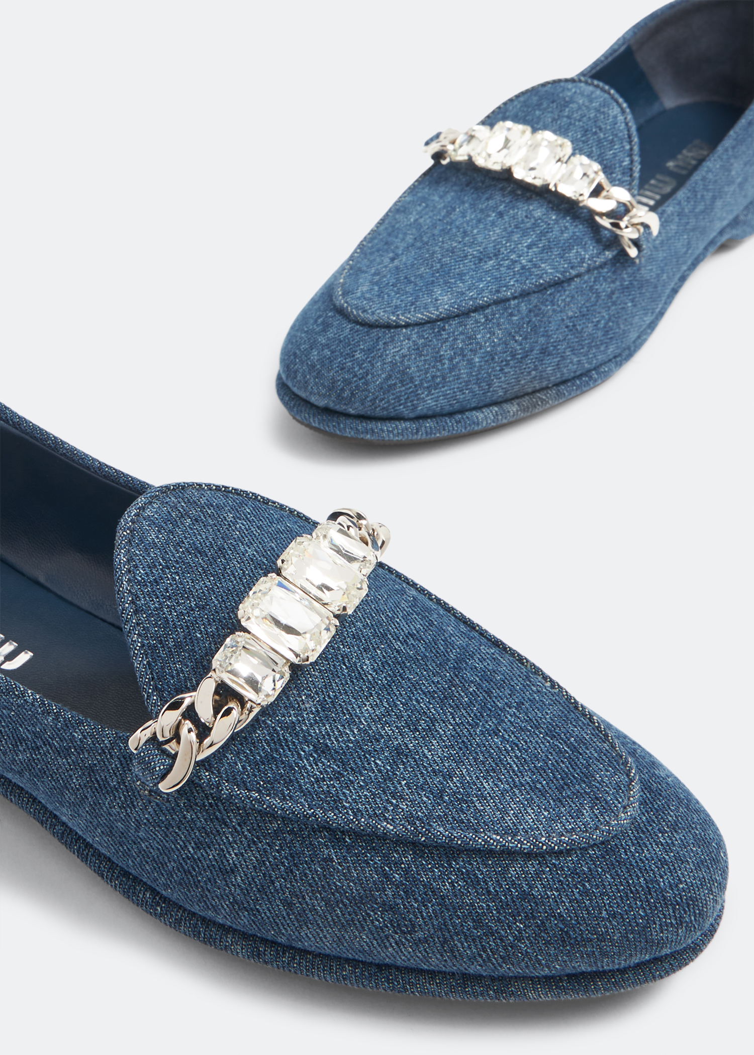 

Denim loafers, Blue