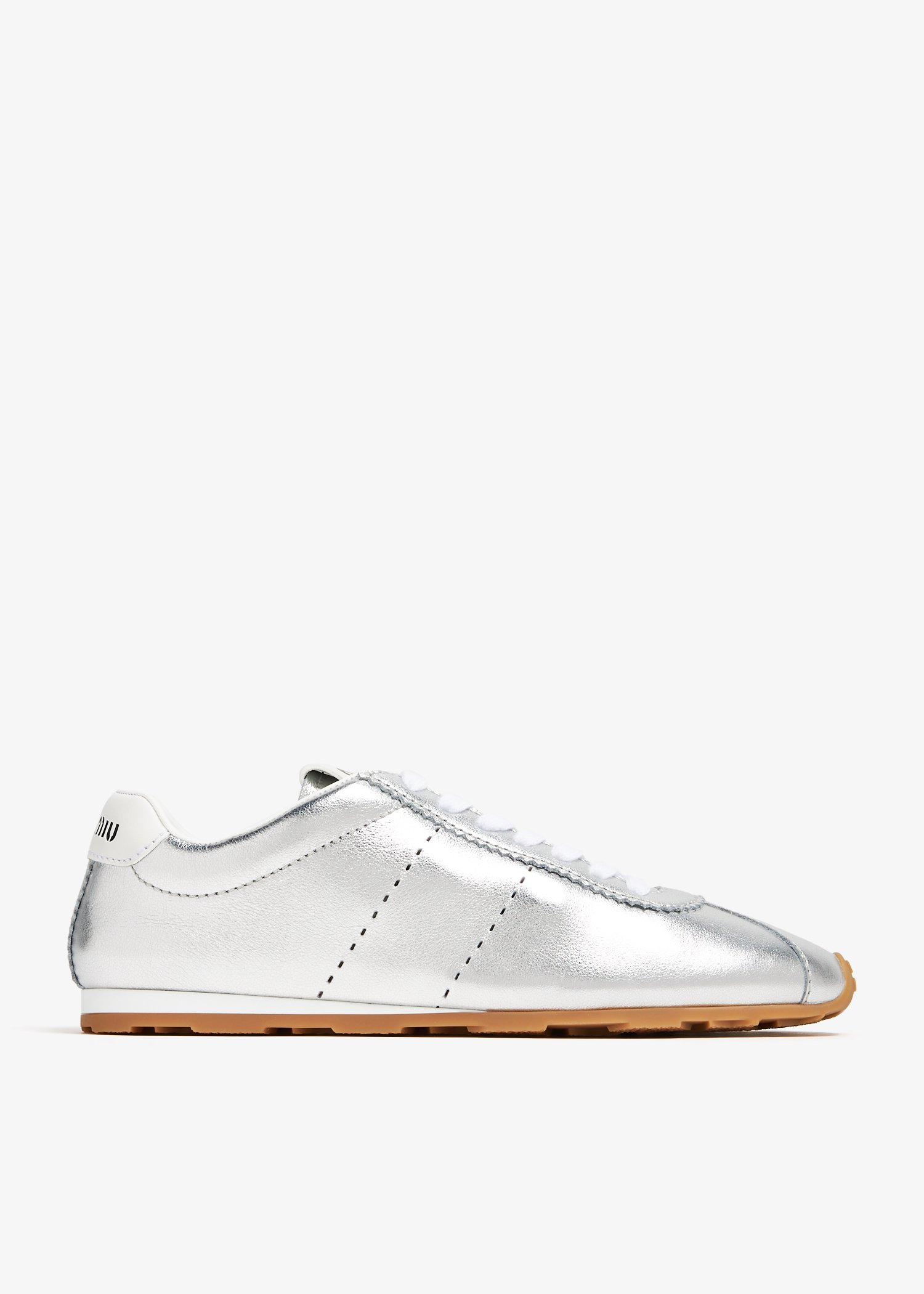 

Mordoré leather sneakers, Silver