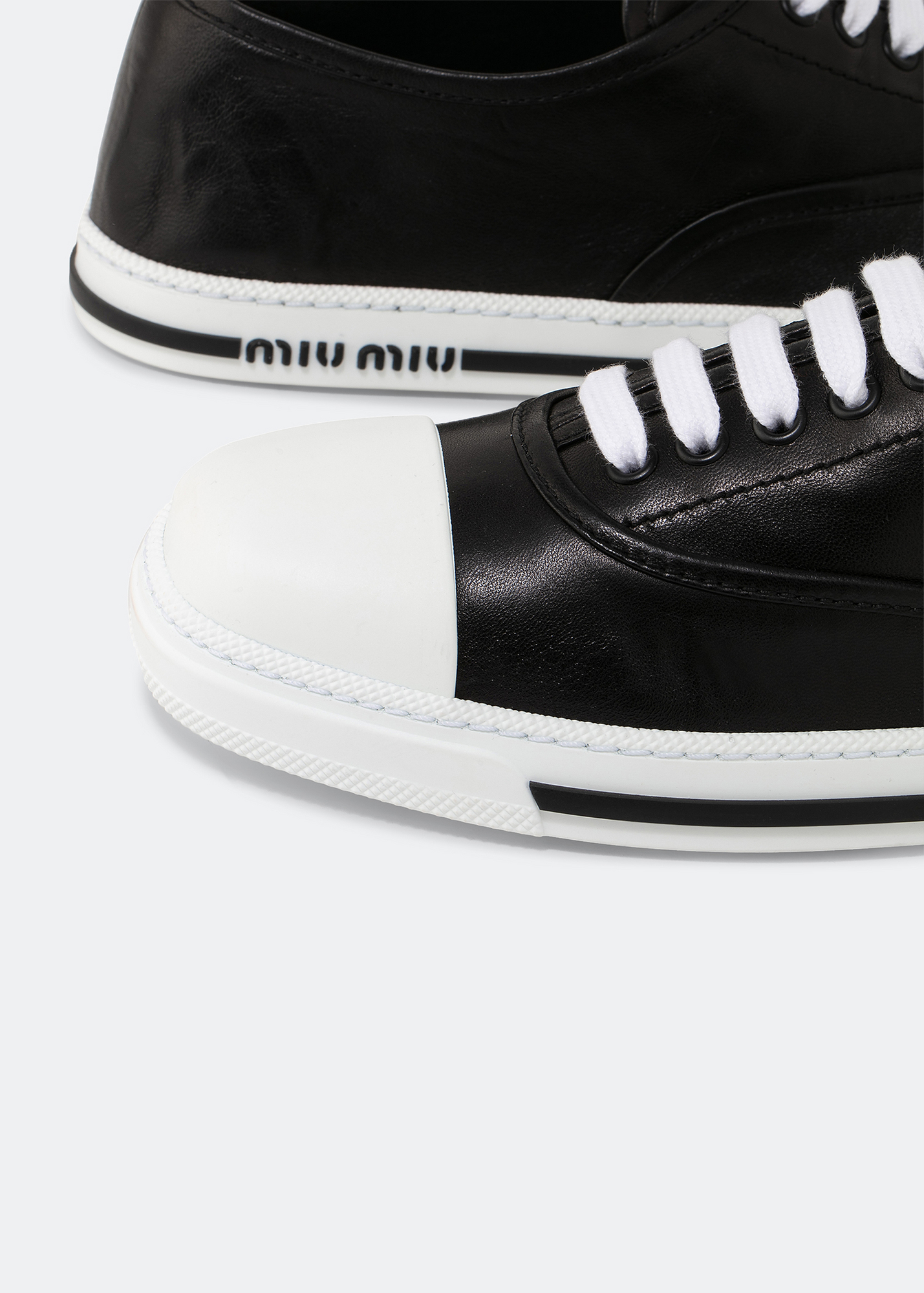 

Leather sneakers, Black