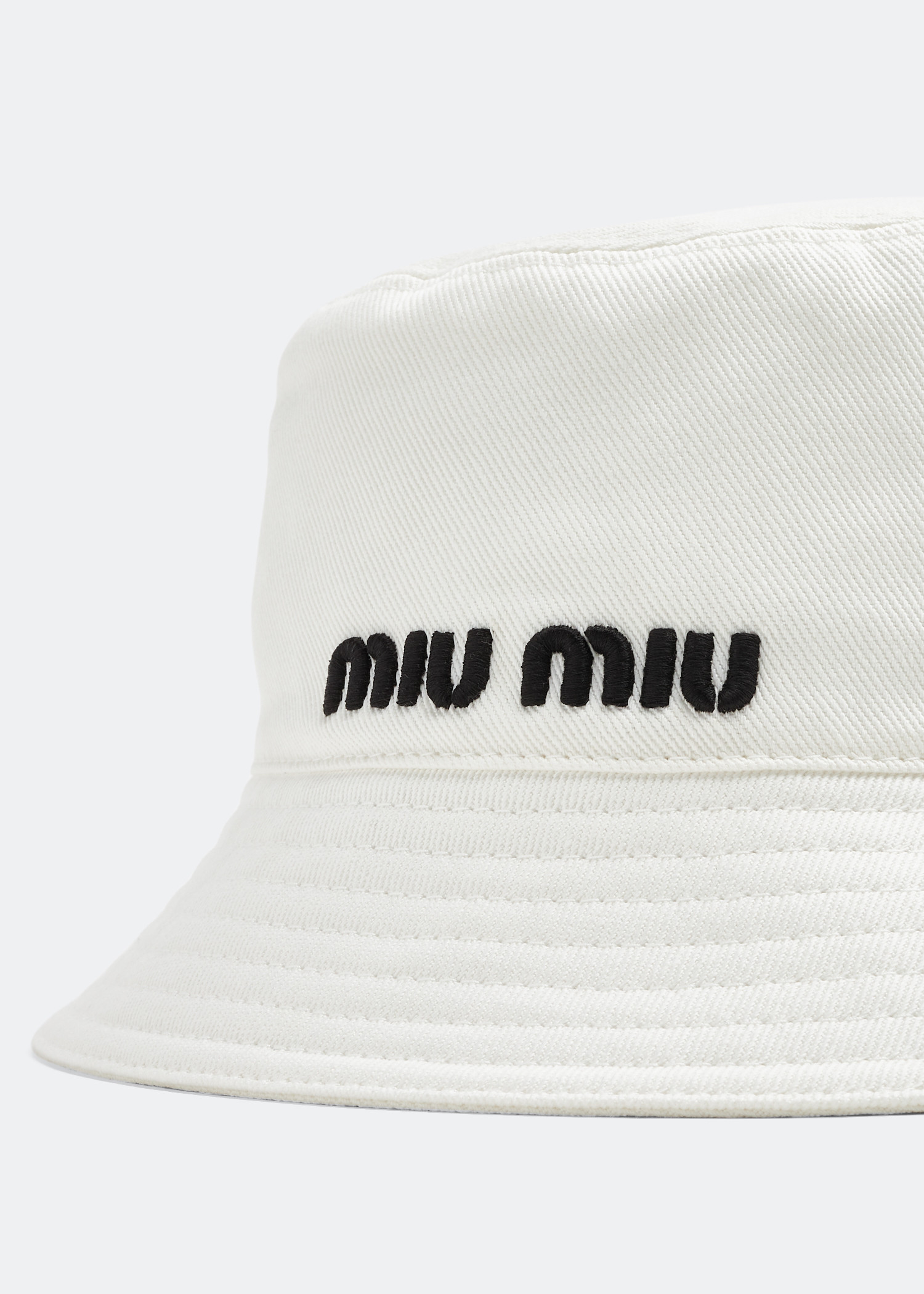 

Drill bucket hat, White