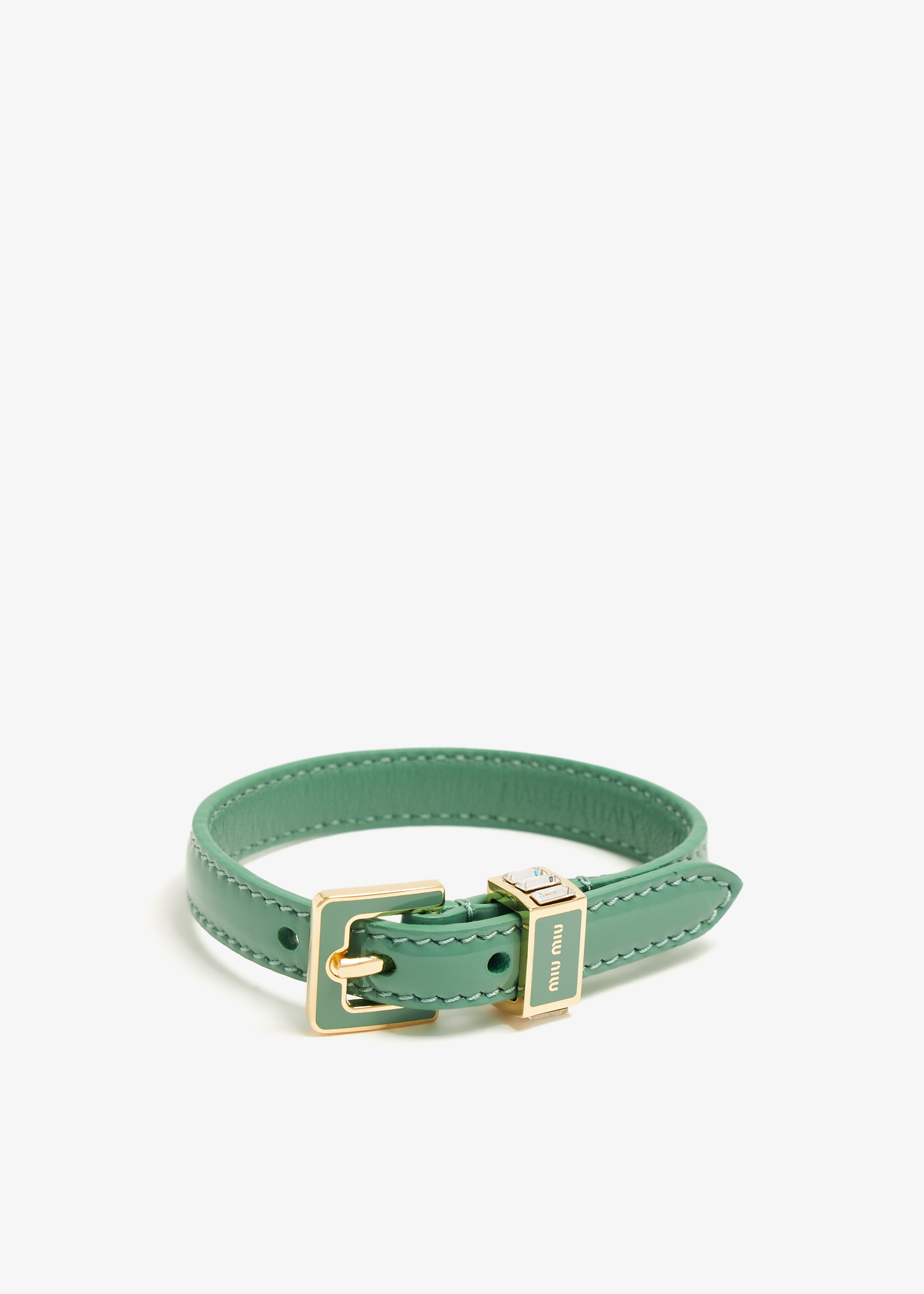 

Leather bracelet, Green