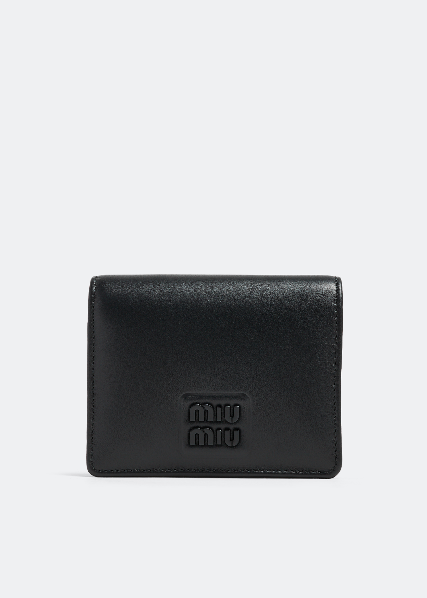 

Small leather wallet, Black