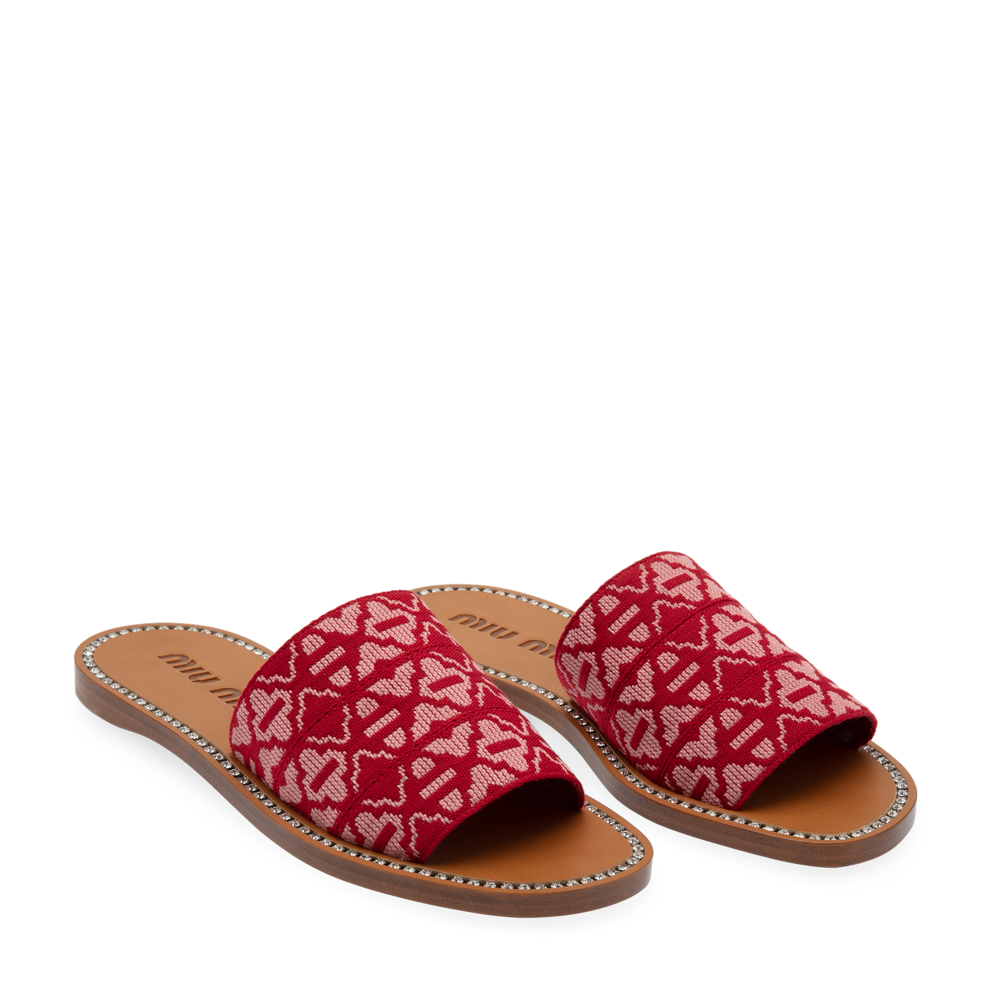 

Fabric slides, Red