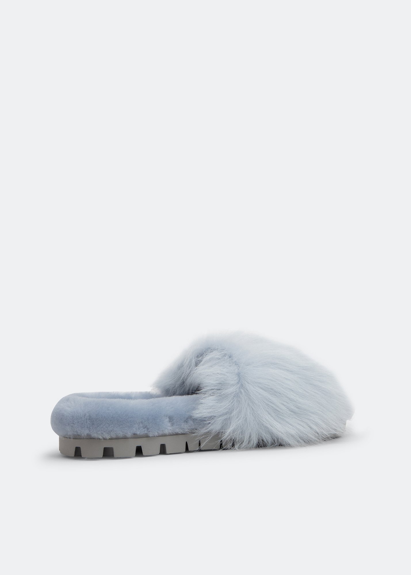 

Shearling slides, Blue