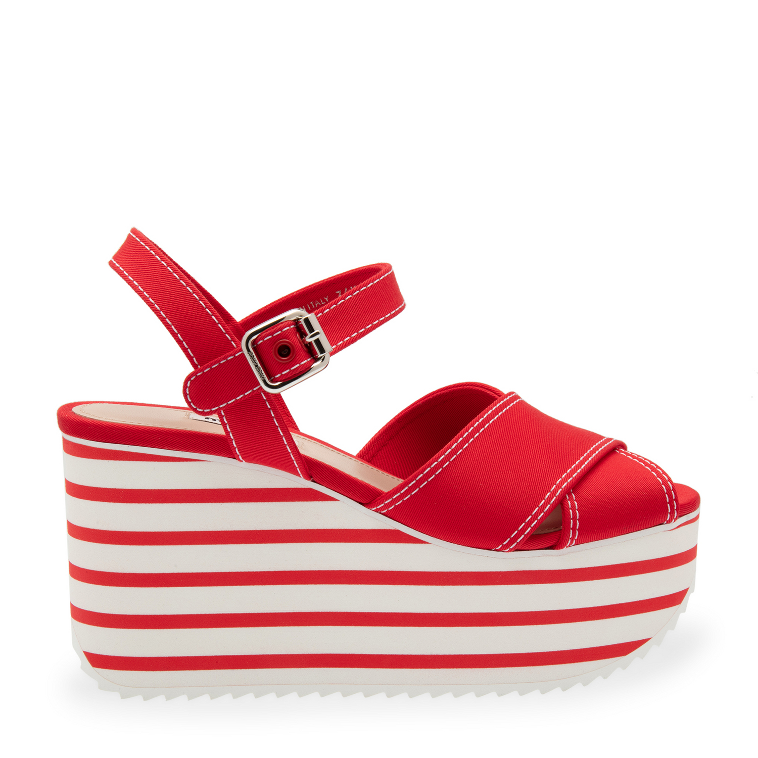 

Gabardine wedges, Red