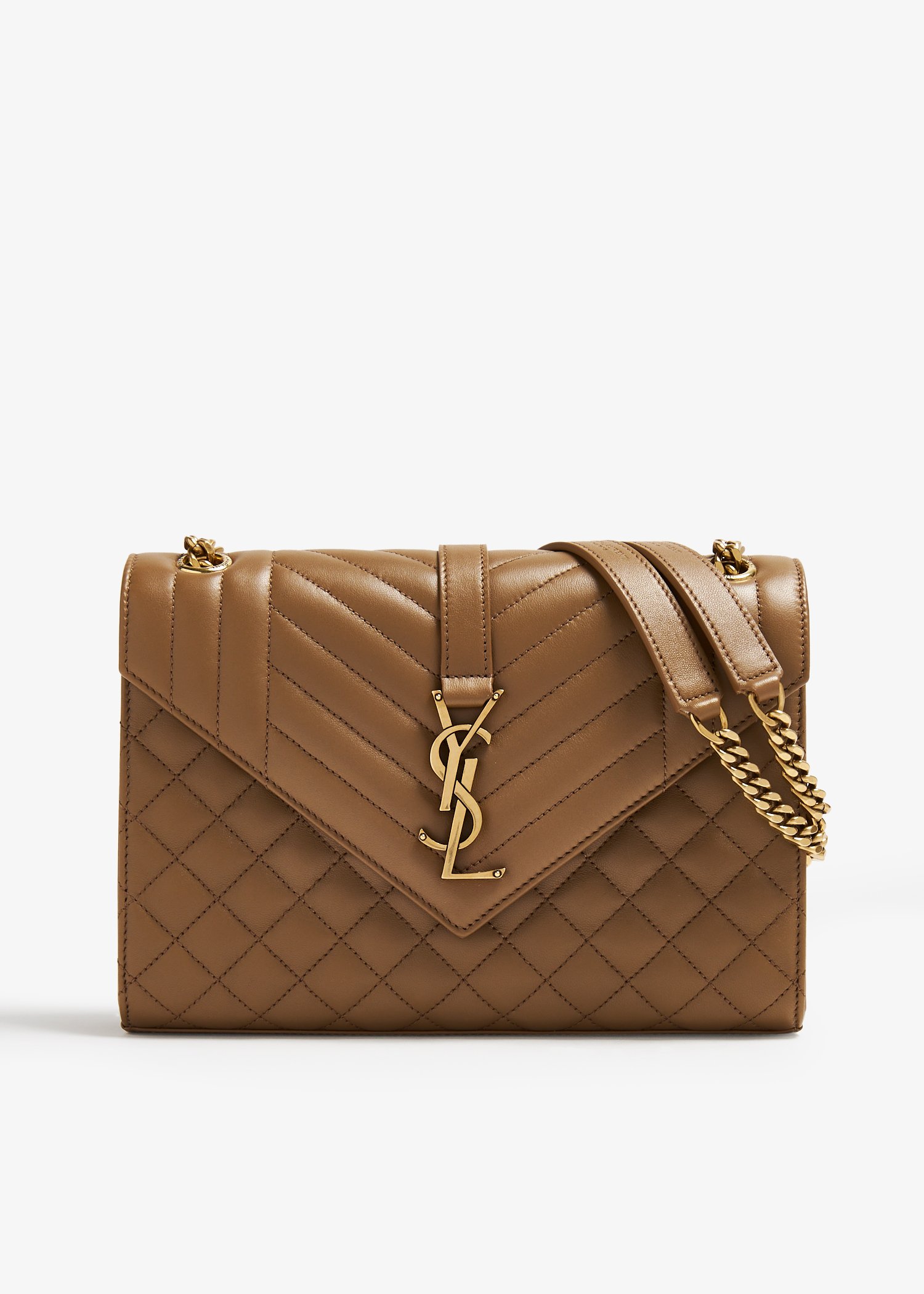 Saint Laurent Envelope medium chain bag for Women Brown in UAE Level Shoes