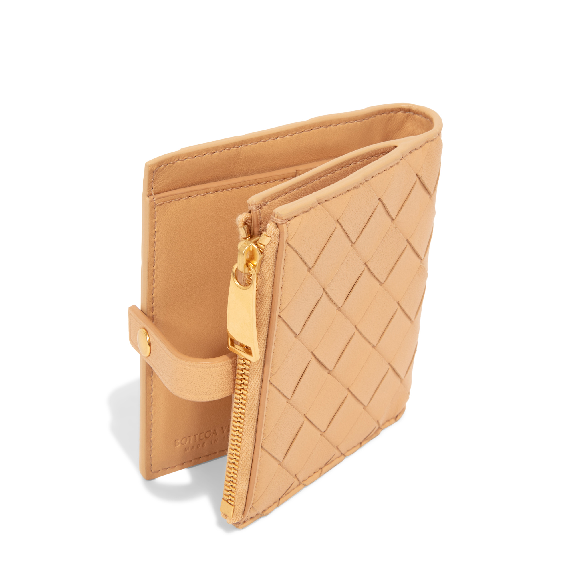 

Bi-fold continental wallet, Beige