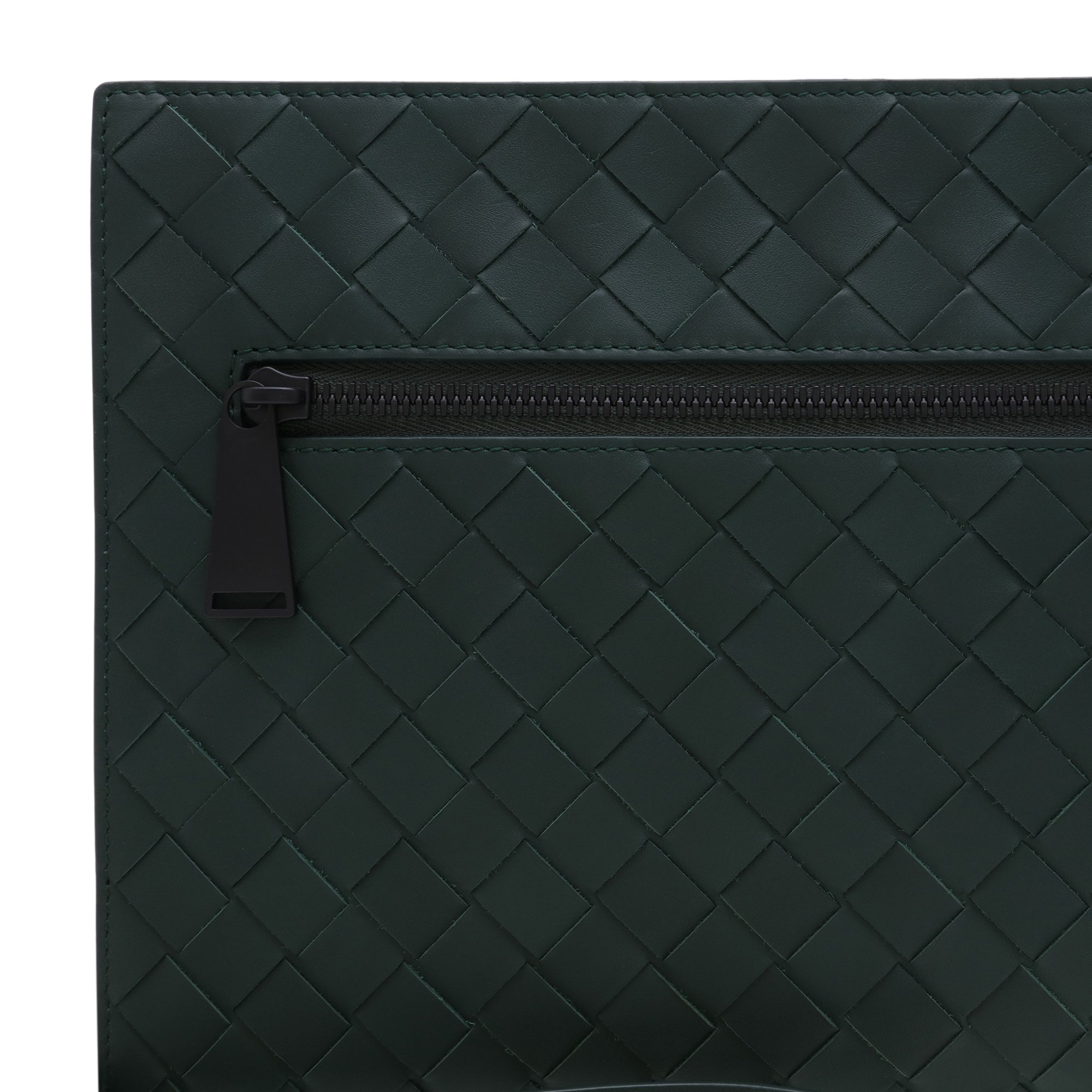 

Leather document case, Green