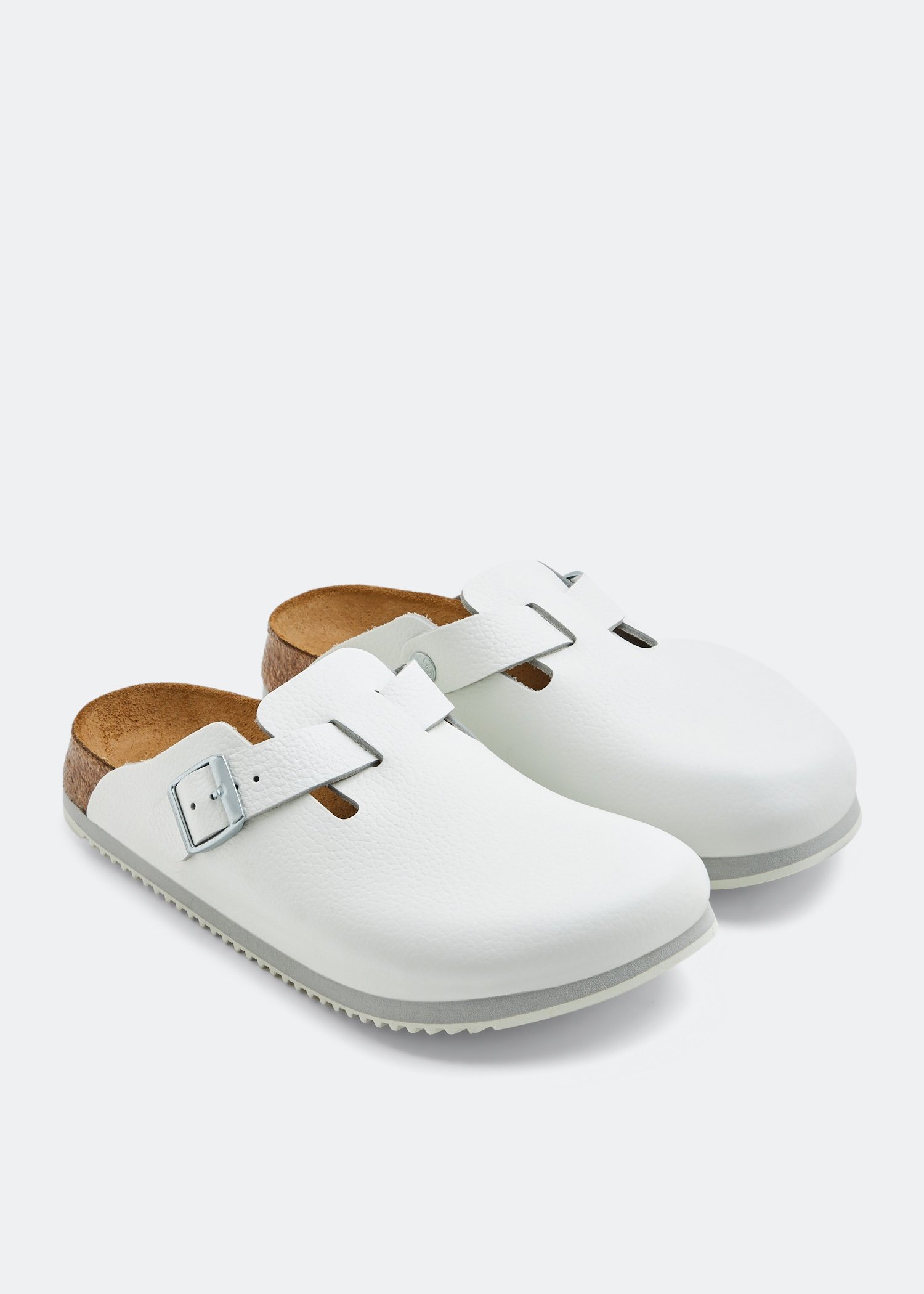 Birkenstock boston super online grip white