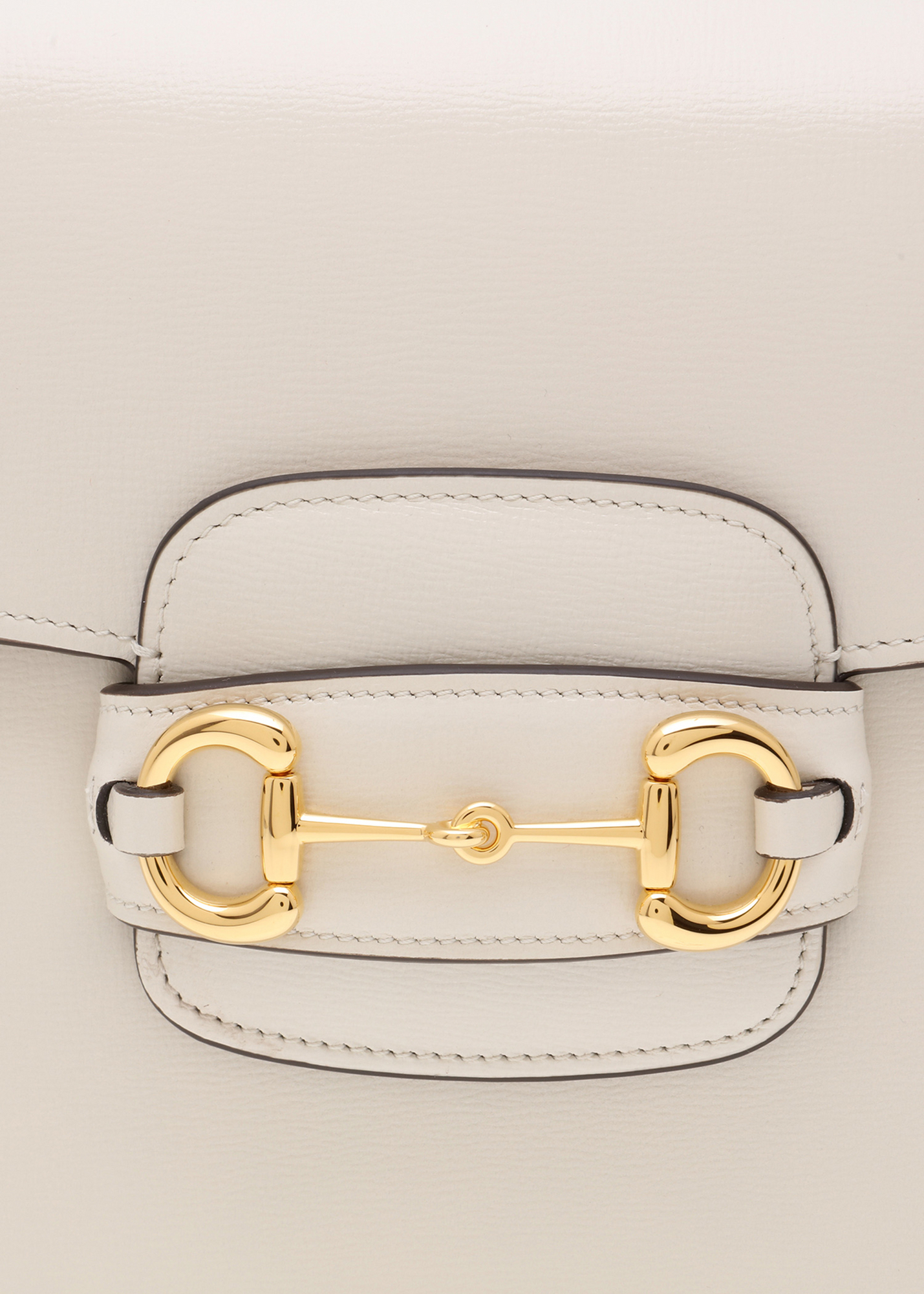 

1955 Horsebit shoulder bag, White