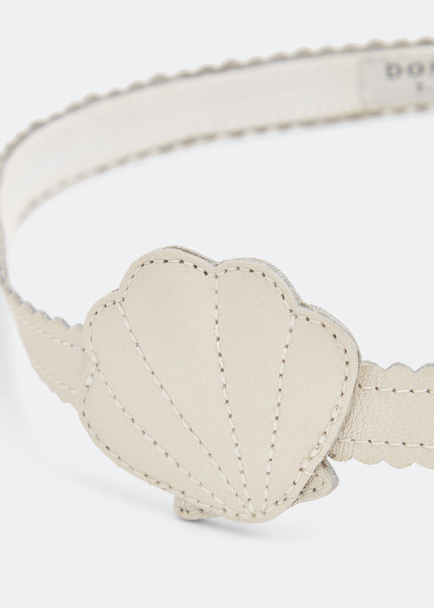 

Gurt scallop headband, White