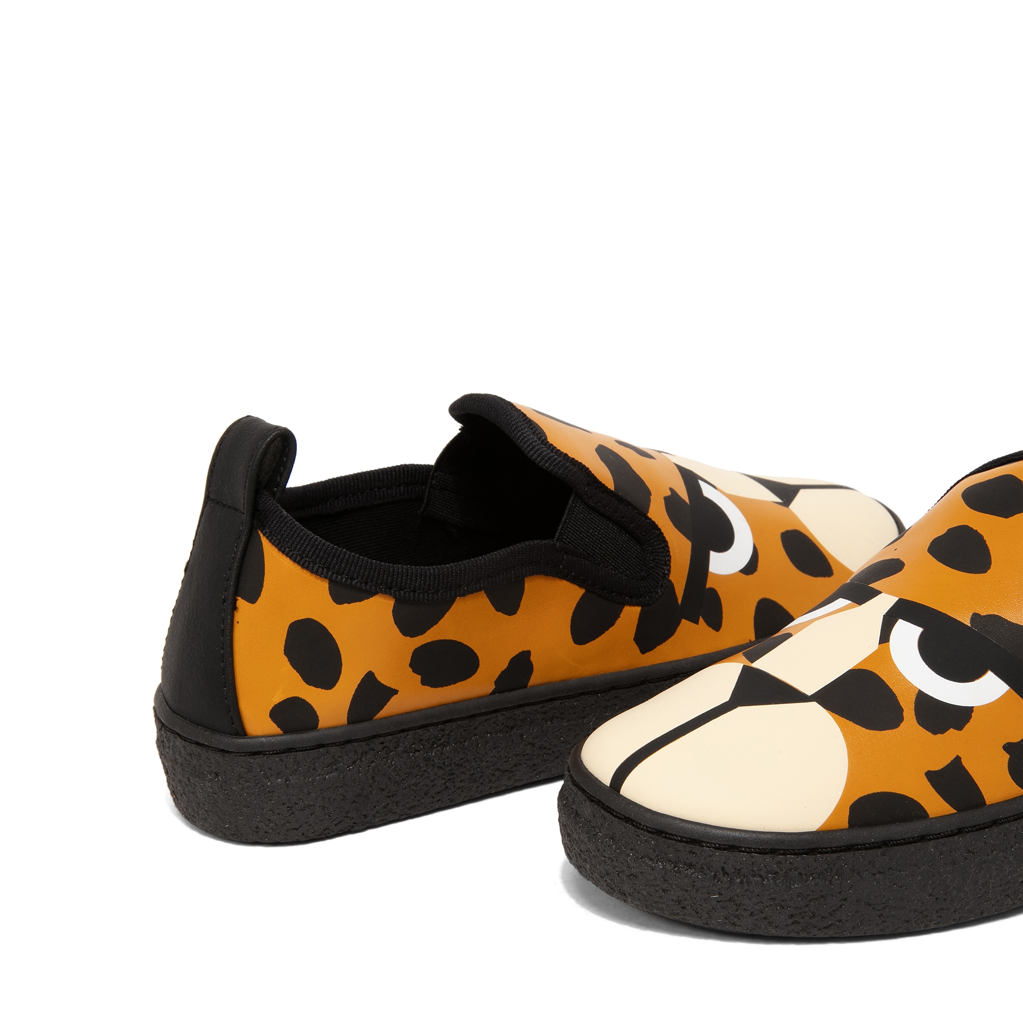 

Cheetah dot slip-on sneakers, Animal print