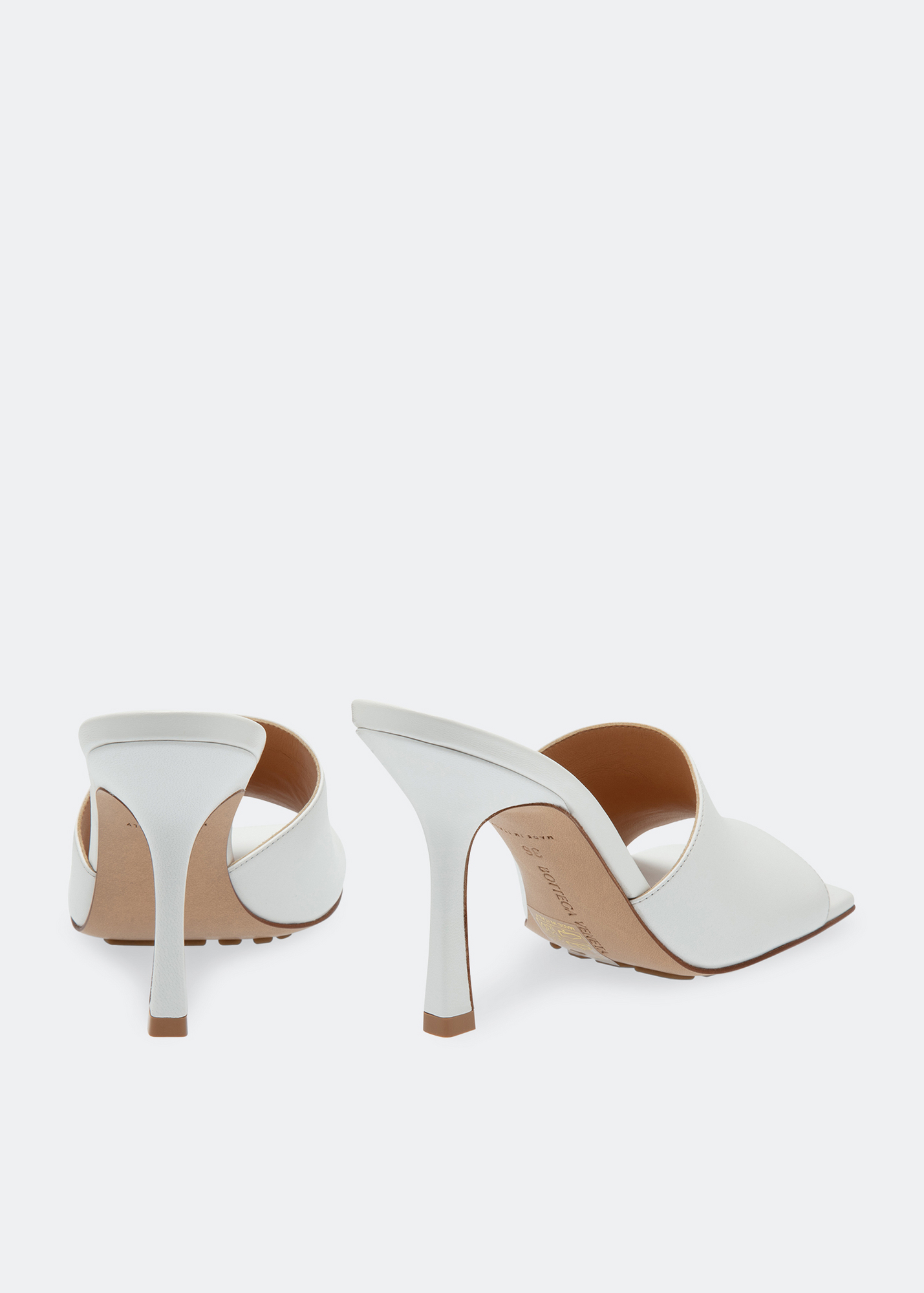 Bottega veneta white clearance mules