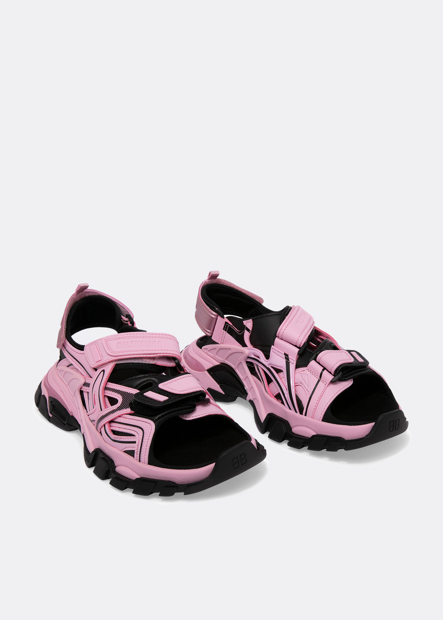 Balenciaga track sandals online pink