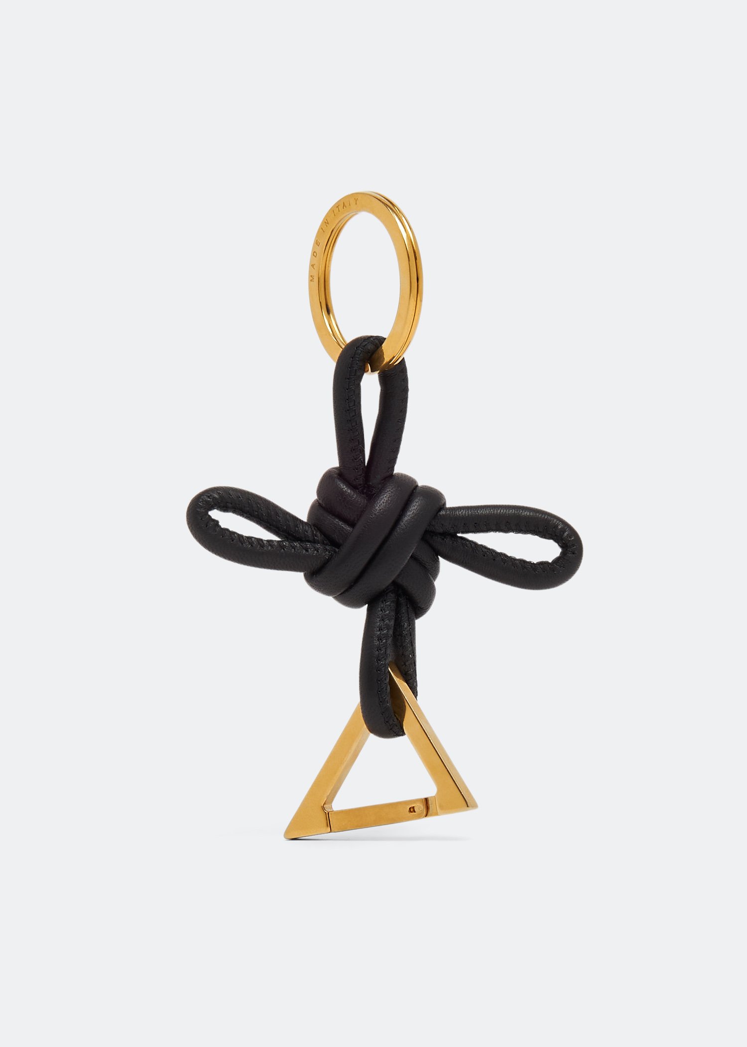 Bottega veneta braided discount loop key ring