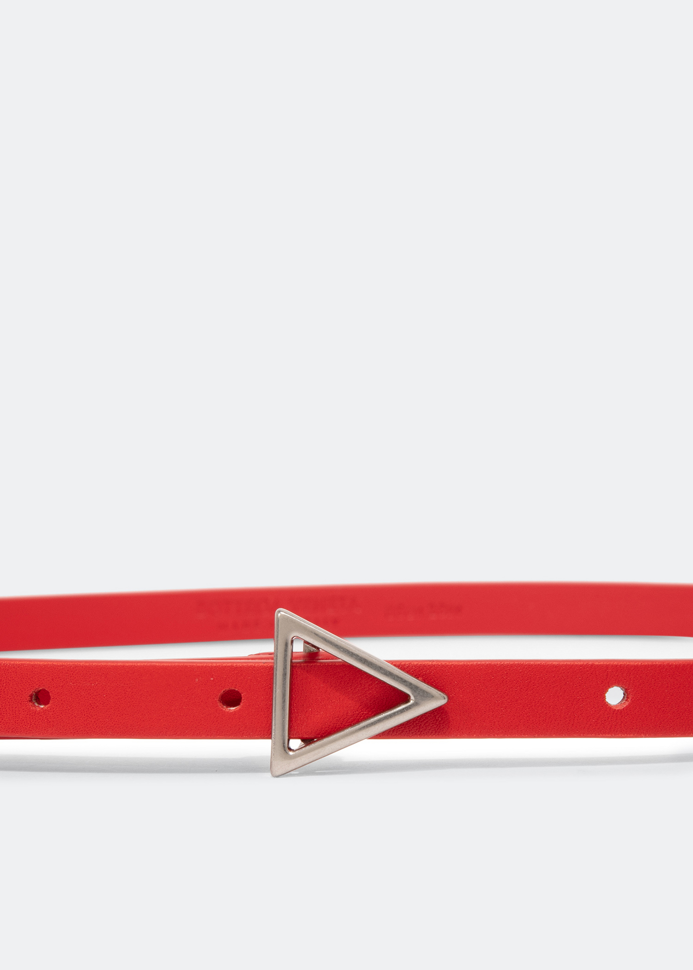 

Leather belt, Red