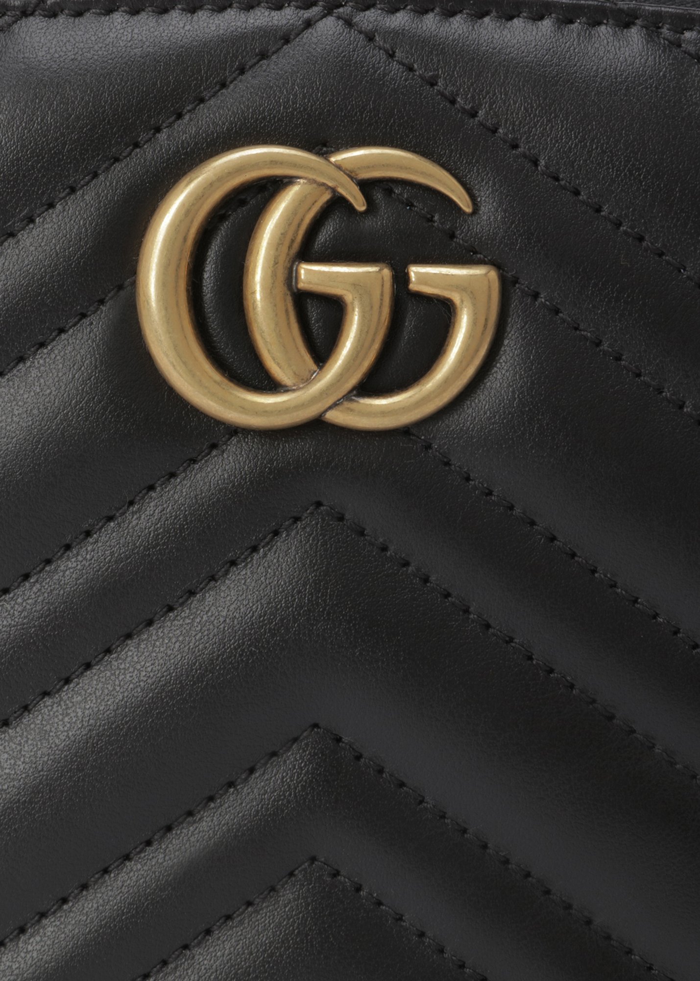 

GG Marmont quilted pouch, Black